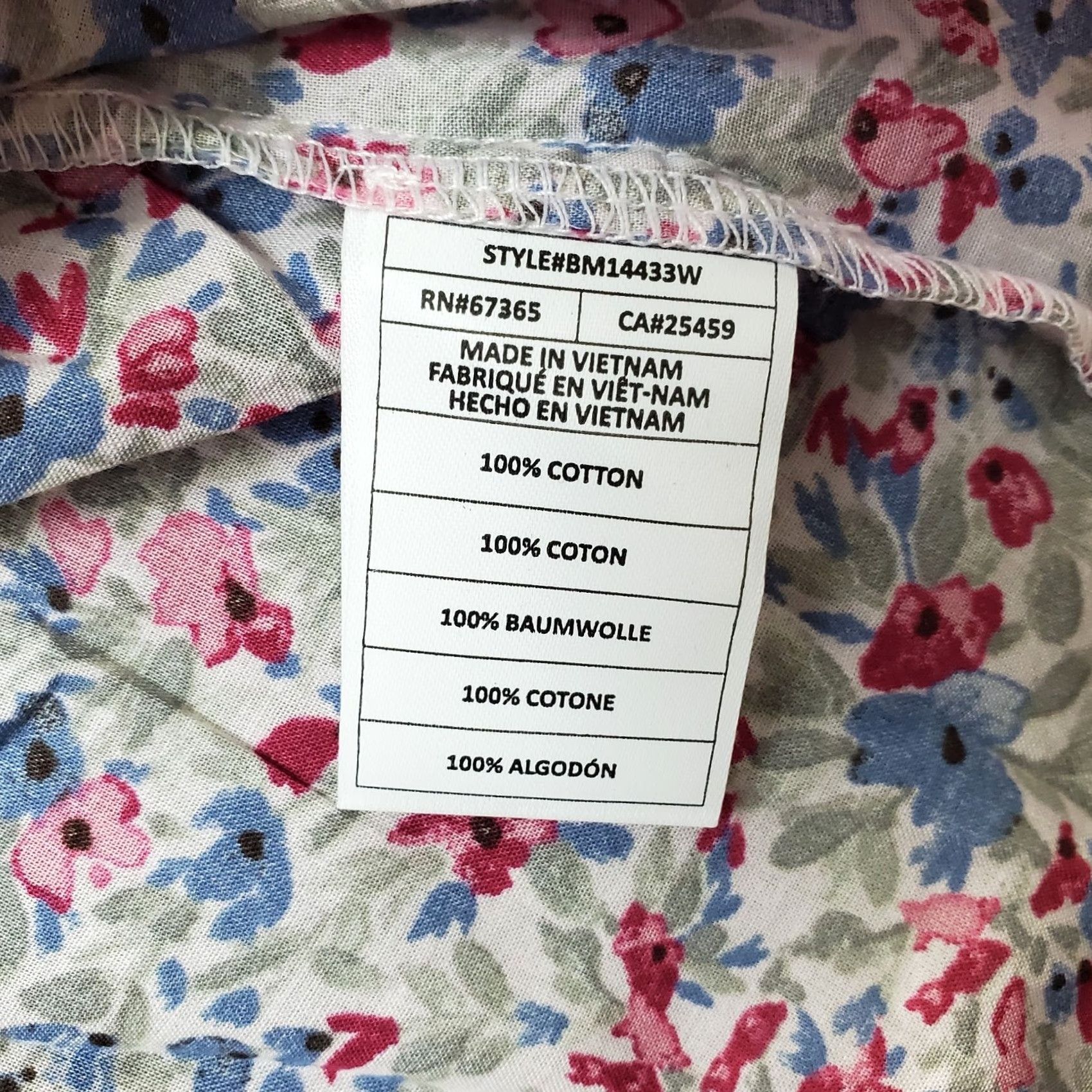BB Dakota BB Dakota Steve Madden Ditsy Top Women XL Multicolor Floral Sleeveless Tie Front Size XL / US 12-14 / IT 48-50 - 7 Thumbnail
