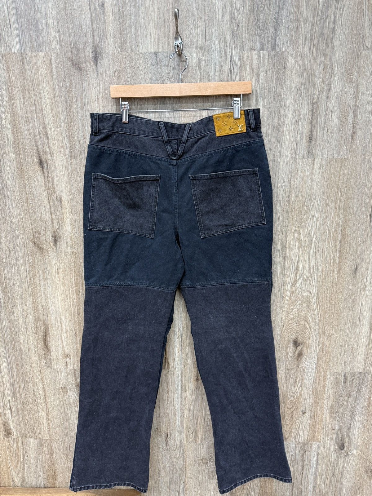 Louis Vuitton Louis Vuttion Black Monogram Denim Carpenters Size US 32 / EU 48 - 7 Thumbnail