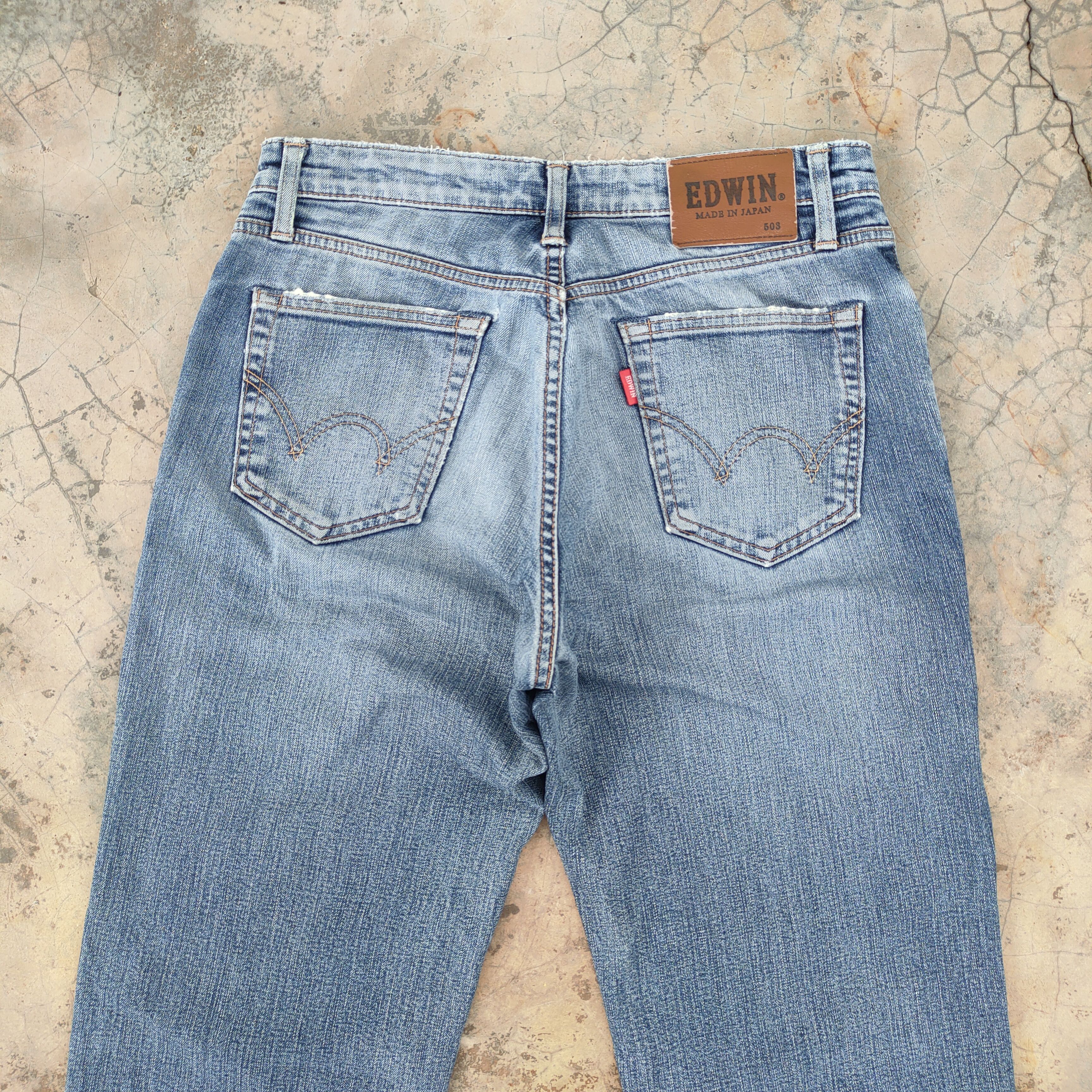Edwin × Jean × Vintage VINTAGE EDWIN FADED JEANS DENIM PANTS Size US 32 / EU 48 - 8 Thumbnail