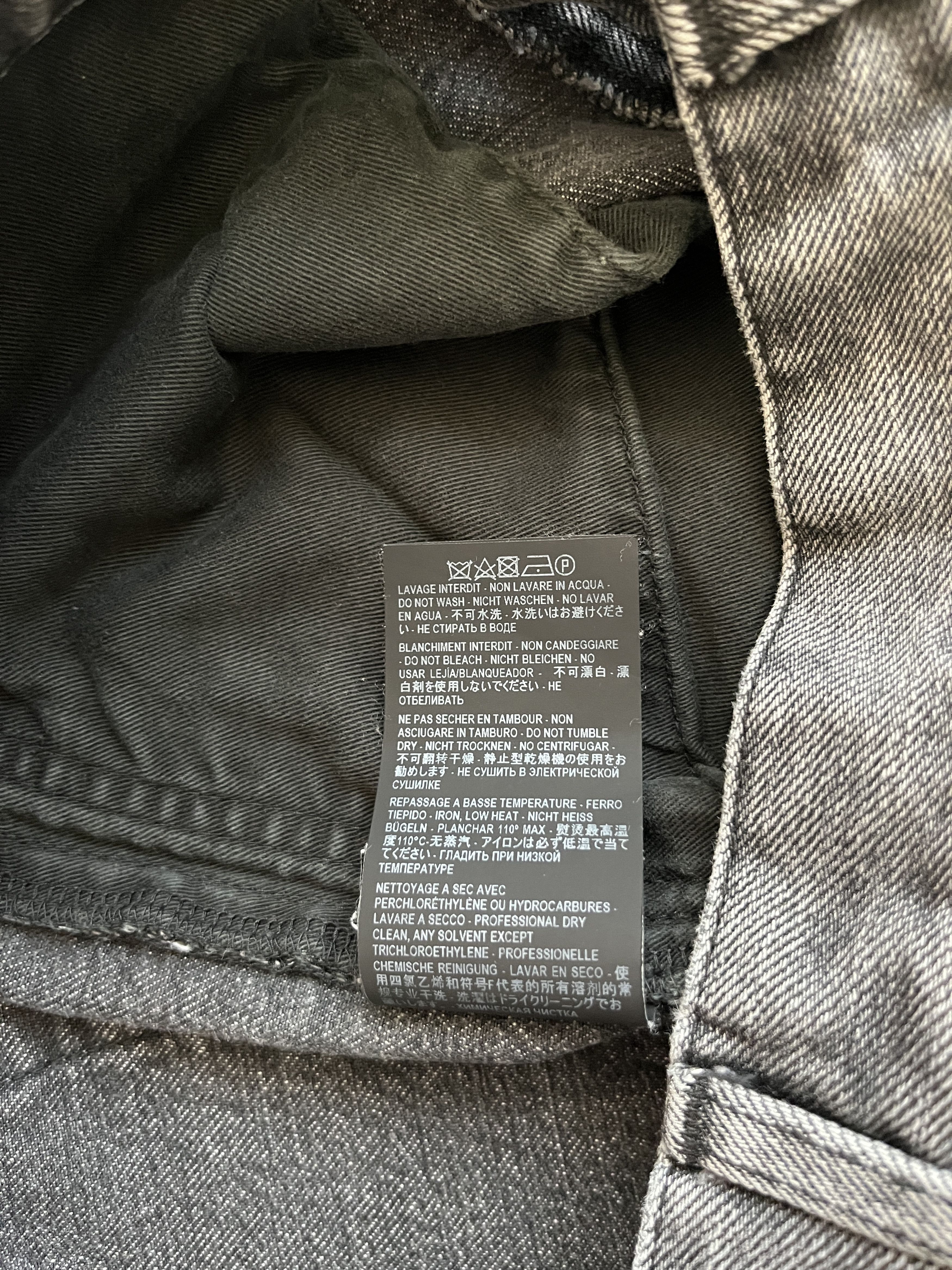 Saint Laurent Paris ⚡️QUICK SALE⚡️2019 Saint Laurent Vaccarello Grey Denim Jeans Size US 29 - 5 Thumbnail