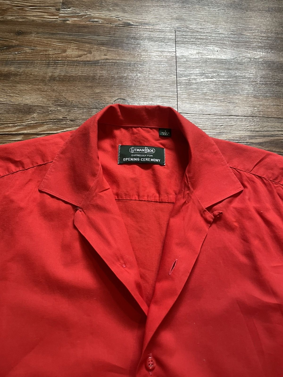 Gitman Bros. Gitman Bros x Opening Ceremony Camp Collar Button Up Shirt Size US S / EU 44-46 / 1 - 2 Thumbnail