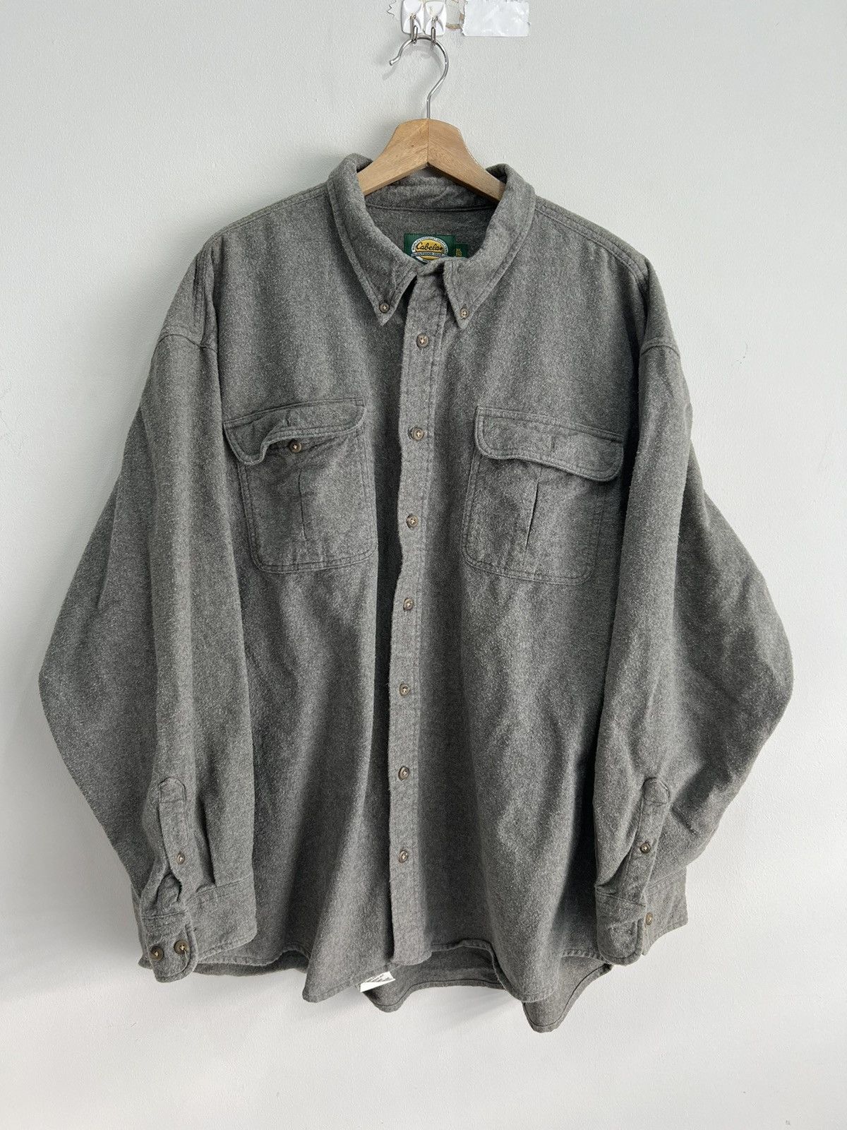 Cabelas Cabelas Button Up Shirt grey 3XL Size US XXL / EU 58 / 5 - 1 Thumbnail