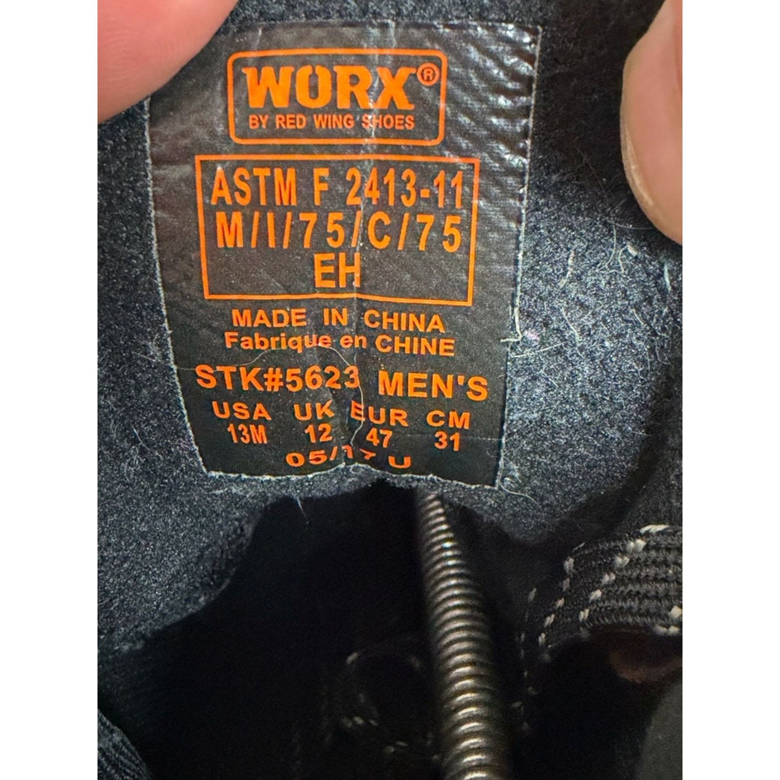 Red Wing Worx by Red Wing 6-inch Waterproof Composite Toe Work Boots Size US 13 / EU 46 - 7 Thumbnail