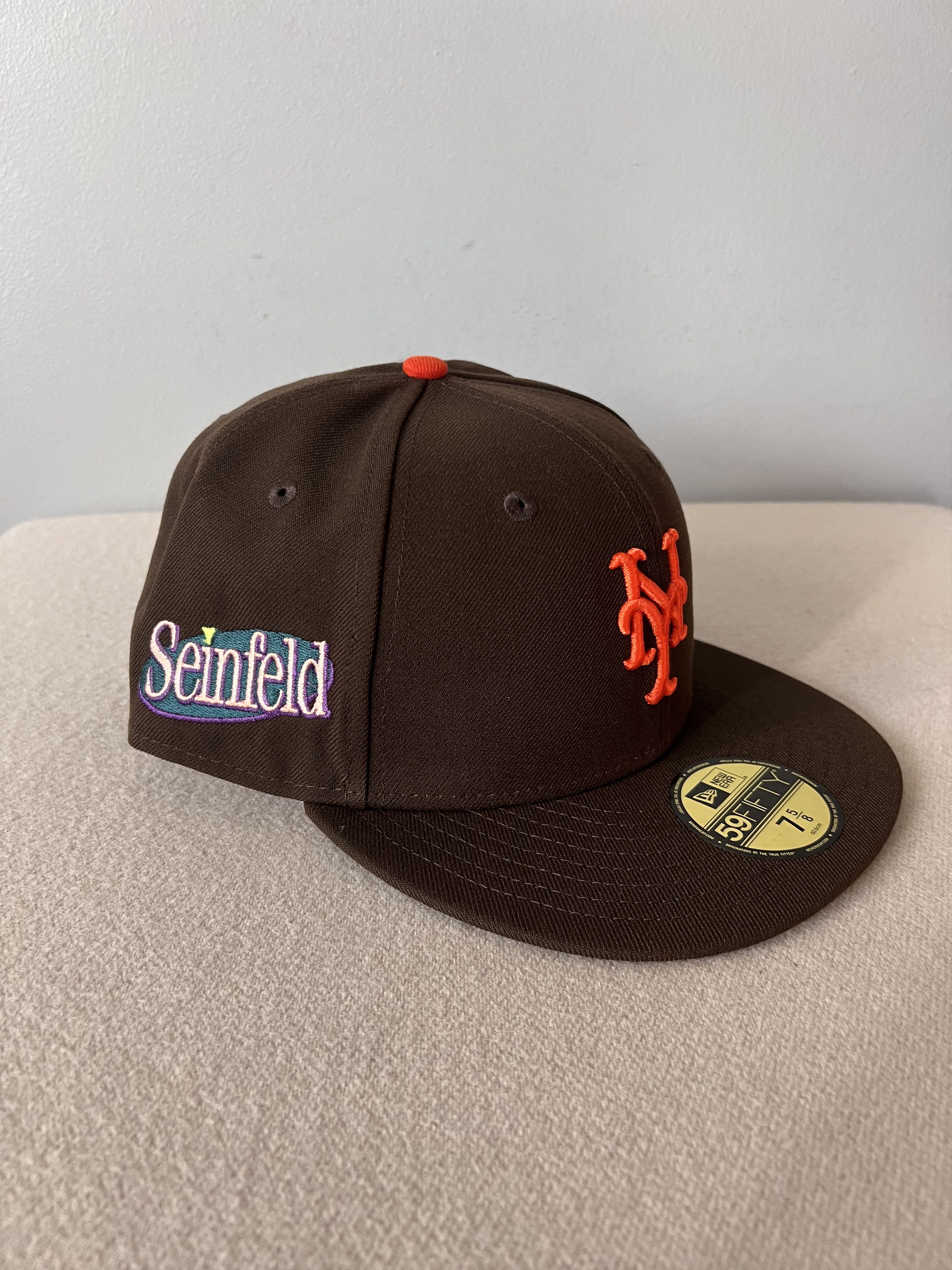 New Era 7 5/8 New Era Hat Club Seinfeld New York Mets 59FIFTY Hat Size ONE SIZE - 1 Thumbnail