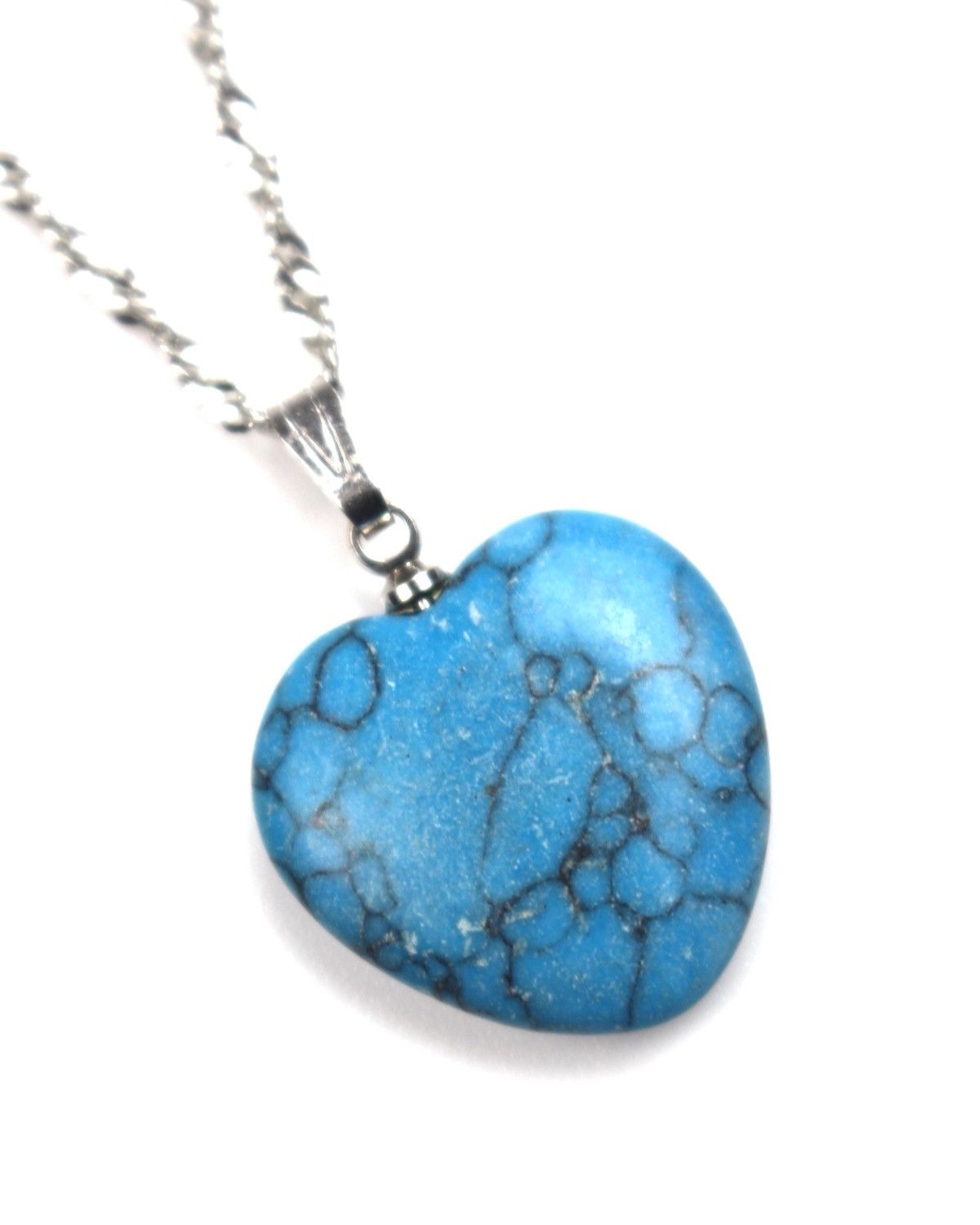 Hysteric Glamour 2000S JAPANESE MADE BLUE HEART TURQUOISE CHARM NECKLACE Size ONE SIZE - 3 Thumbnail