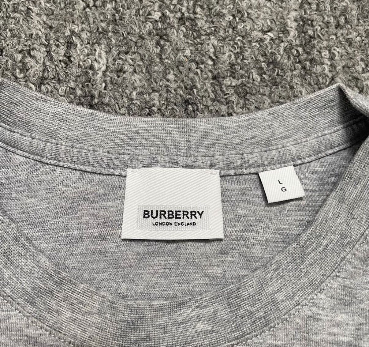 Burberry Burberry Women's TB Embroidered Short Sleeve K12 Size L / US 10 / IT 46 - 4 Thumbnail