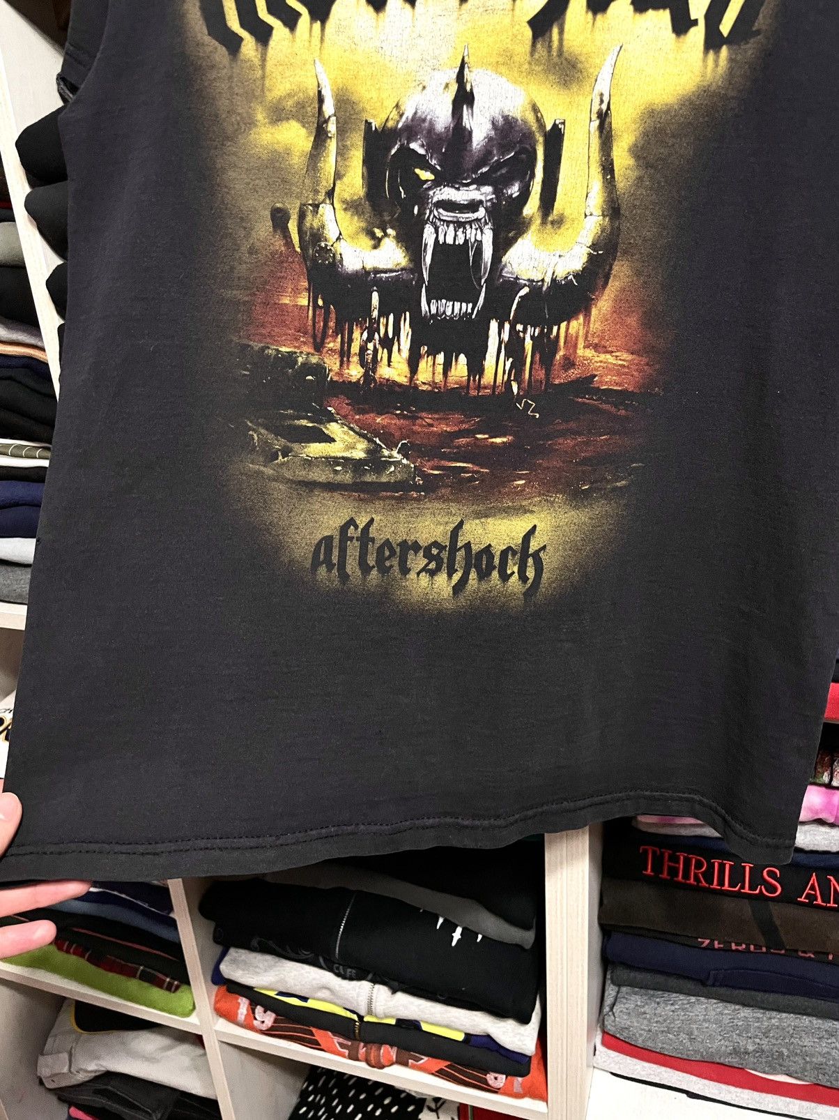 Band Tees Vintage Y2K Motorhead Aftershock Rock Metal Band T-Shirt Size US M / EU 48-50 / 2 - 12 Thumbnail