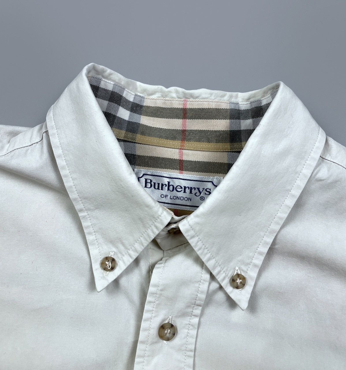 Burberry Vintage Burberry's London Pocket LS Nova Check Shirt Size XL Size US XL / EU 56 / 4 - 12 Thumbnail