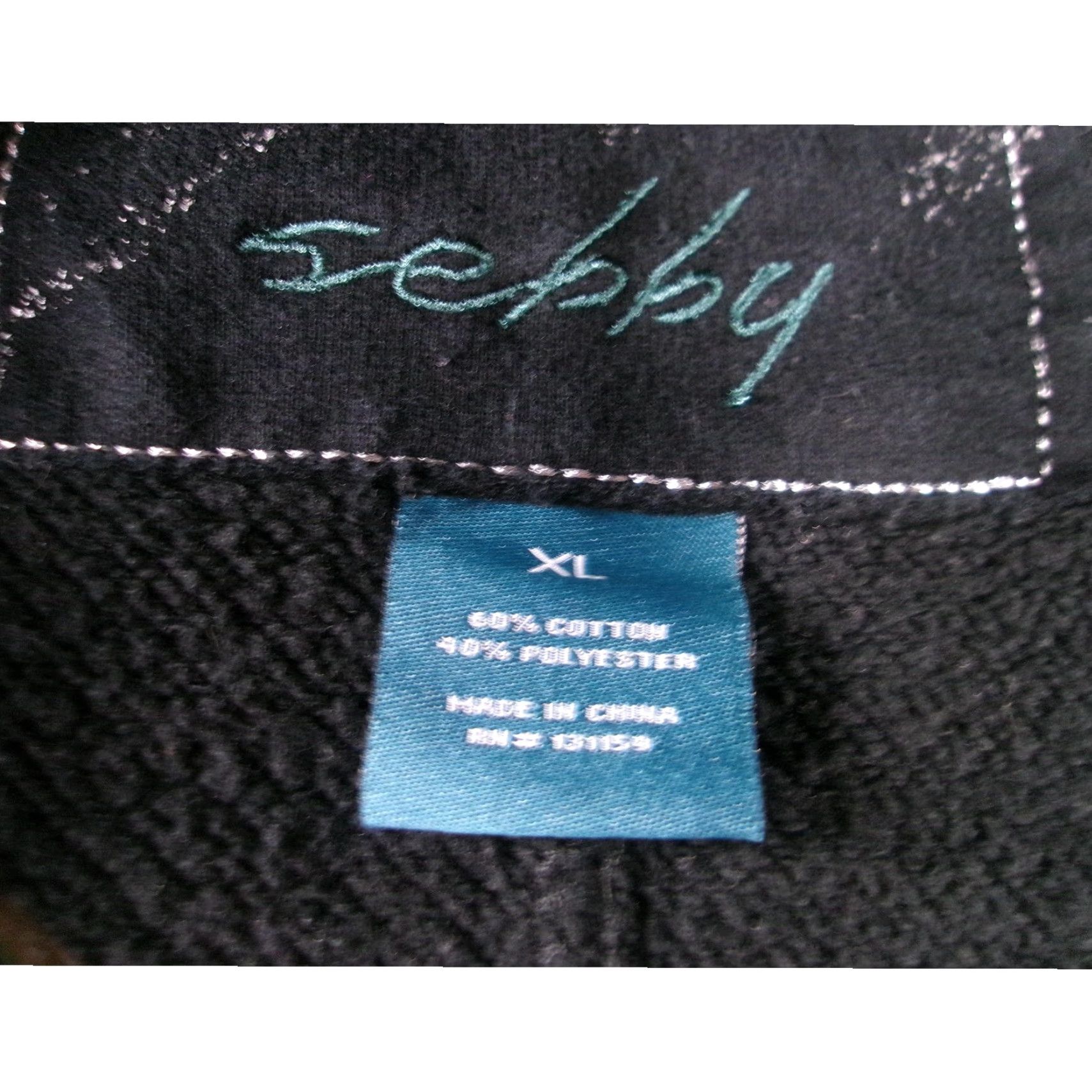 Vintage Sebby Jacket Womens XL Black Double Breasted Notched Collar Classic Business Size XL / US 12-14 / IT 48-50 - 6 Thumbnail