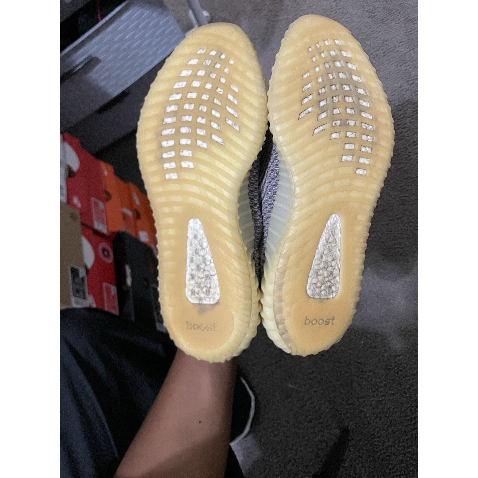 Adidas Size 13 - adidas Yeezy Boost 350 V2 Ash Pearl Size US 13 / EU 46 - 5 Thumbnail