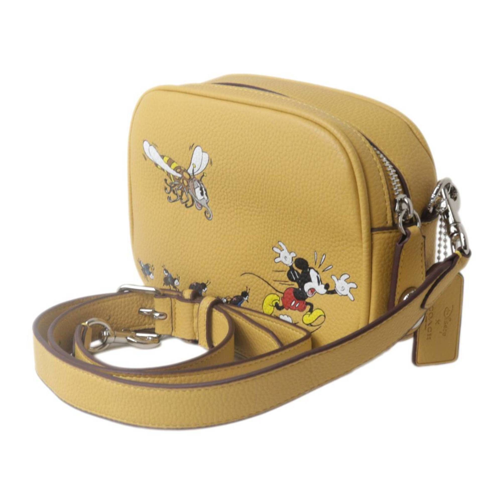 Coach Flight Bag 19 Disney Shoulder Yellow F2180-G969 Nt-No, Women's