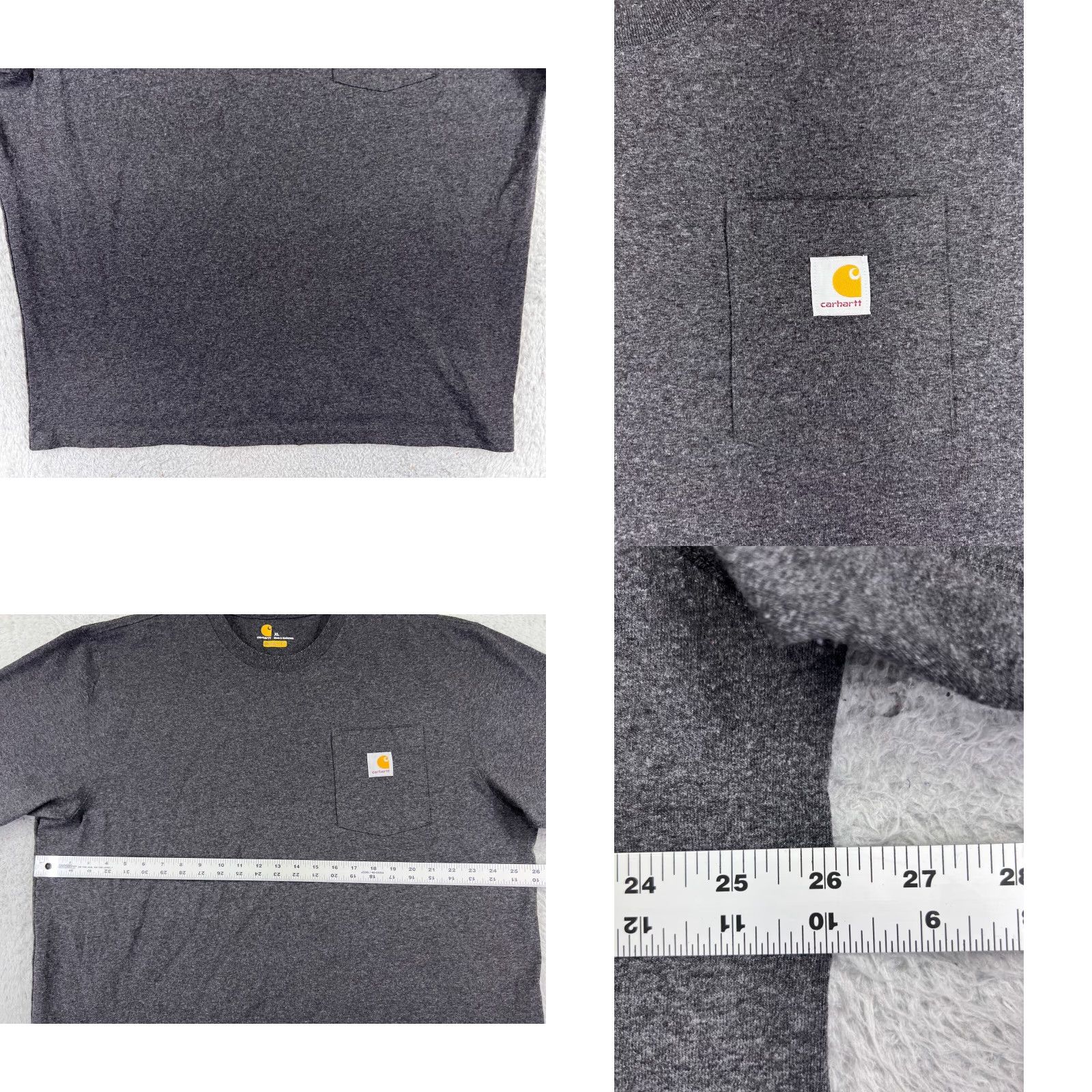 Carhartt Carhartt Shirt XL Gray Pocket Short Sleeve Cotton Blend Original Mens Size US XL / EU 56 / 4 - 8 Thumbnail