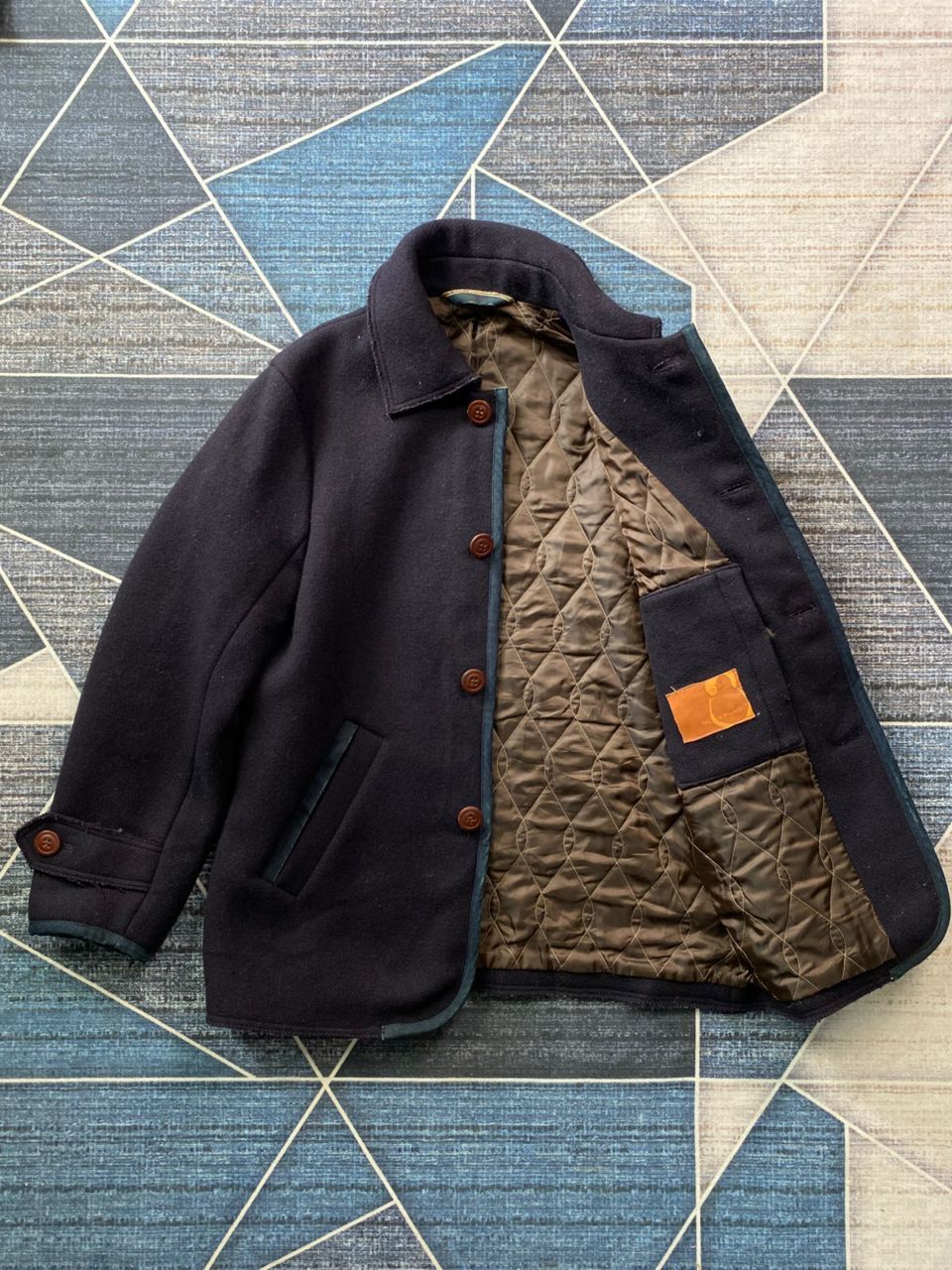 Indigo × Japanese Brand Pallas Palace Japan Like Kapital Melton Wool Denim Jacket Size US S / EU 44-46 / 1 - 7 Thumbnail