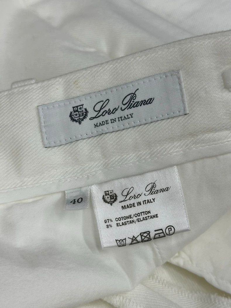 Loro Piana LORO PIANA White skinny jeans Size 26" / US 2 / IT 38 - 5 Thumbnail
