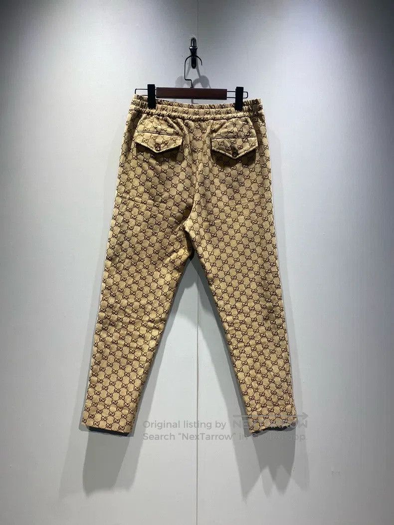 Gucci Gucci Solid colour full-print old-fashioned straight casua Size US 28 / EU 44 - 2 Thumbnail