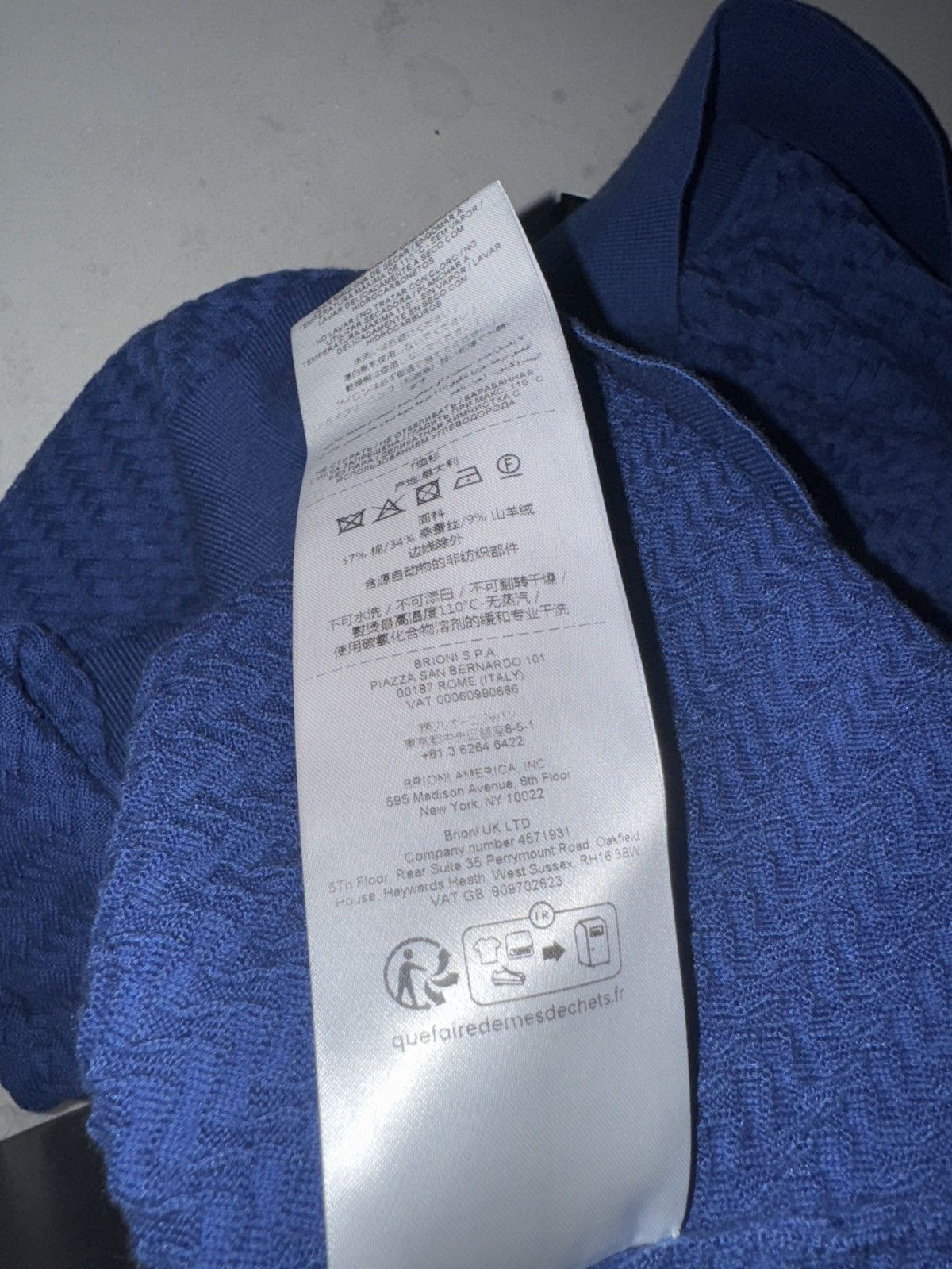 Brioni Brioni Polo Con Lista Size 56 Size US XL / EU 56 / 4 - 5 Thumbnail
