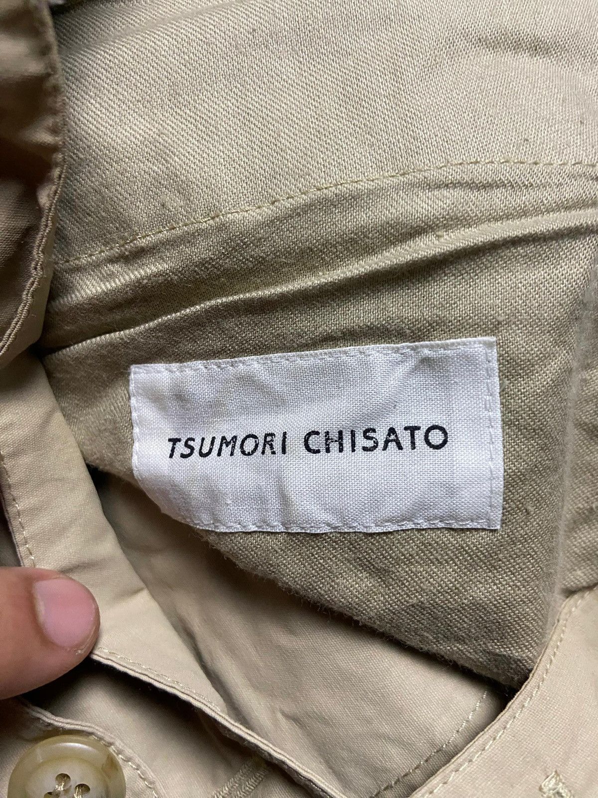Tsumori Chisato Vintage Tsumori Chisato Wide Leg Pants with Buttons (163) Size 29" - 4 Thumbnail