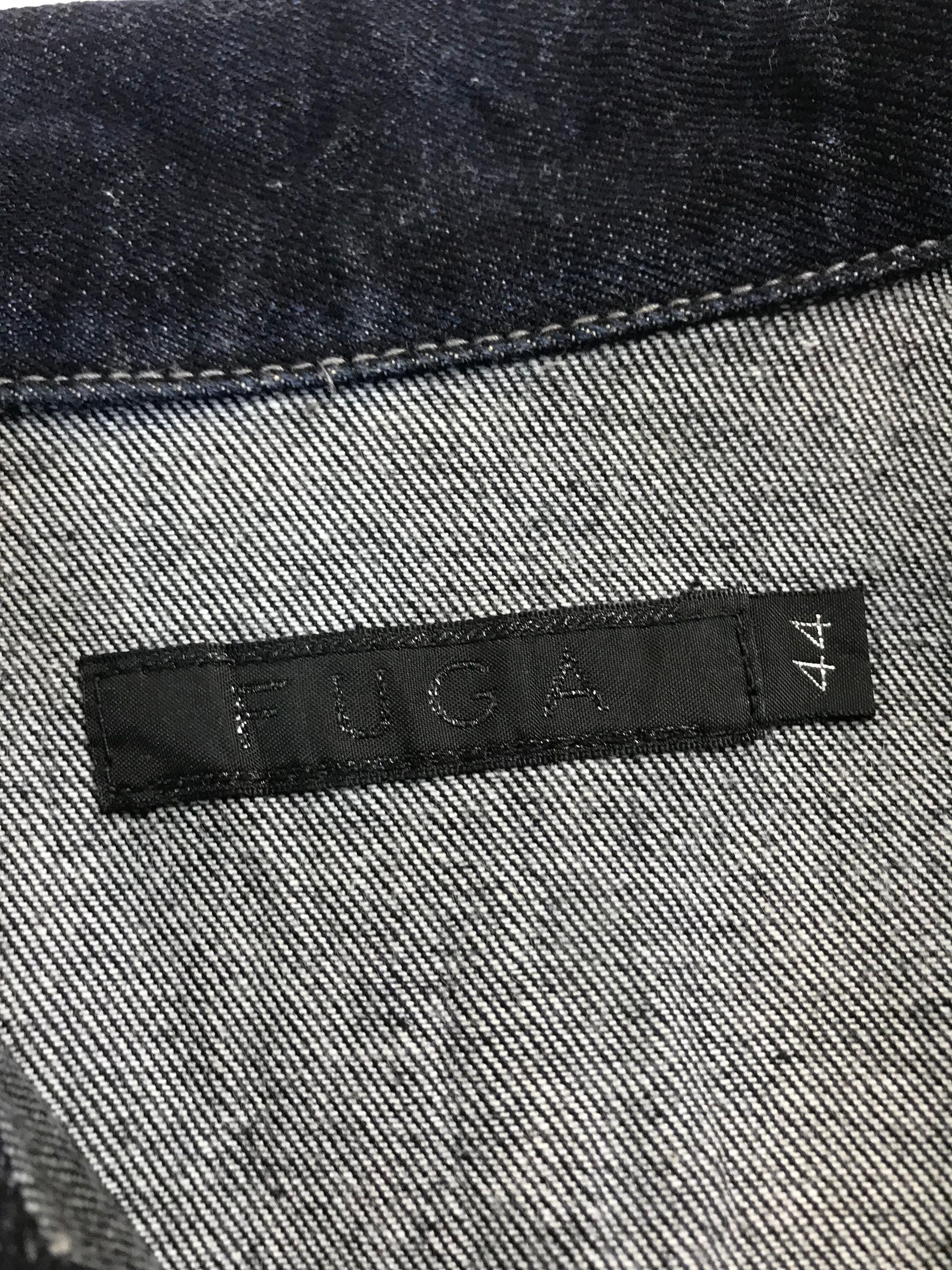 GOSTAR DE FUGA 2000’s Fuga - Vkei Style Whiskers Denim Jacket Size US S / EU 44-46 / 1 - 6 Thumbnail