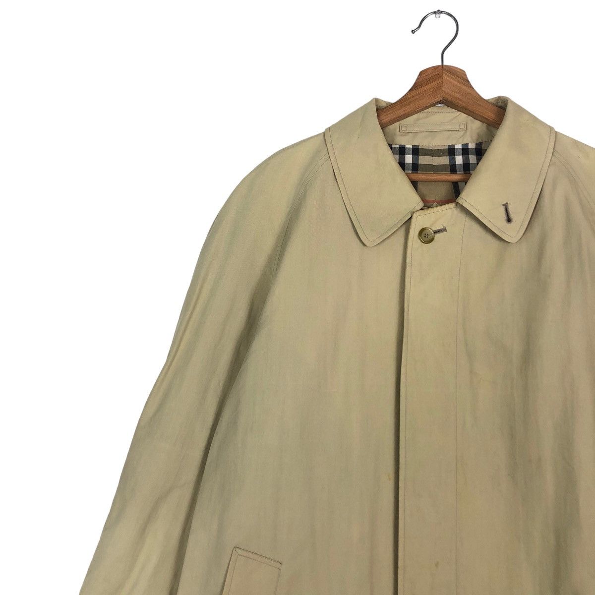 Burberry 🔥Vintage Burberrys of London Long Jacket Nova Check Blanket Size US M / EU 48-50 / 2 - 8 Thumbnail