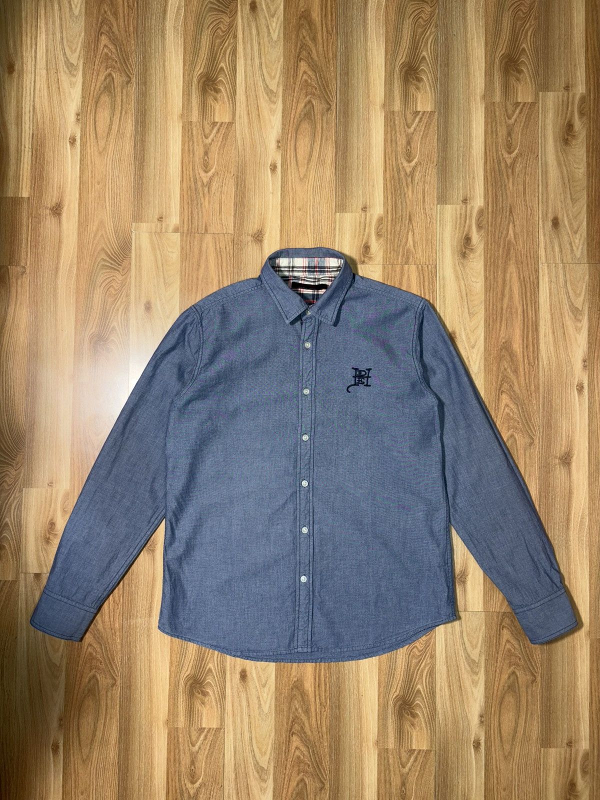 Ed Hardy Y2K style Ed Hardy Spellout button down embroidery shirt Size US L / EU 52-54 / 3 - 1 Thumbnail