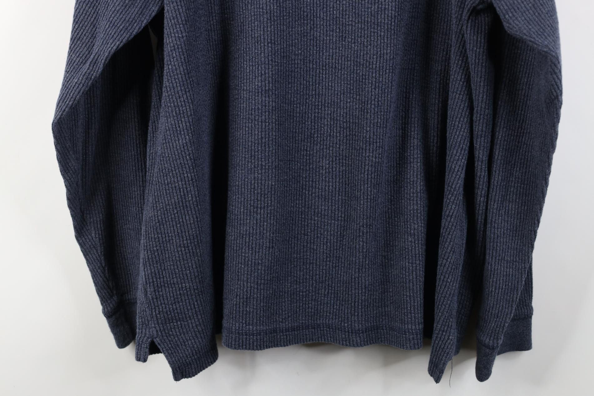 Vintage Vintage 90s Streetwear Heavyweight Ribbed Henley T-Shirt Size US L / EU 52-54 / 3 - 10 Thumbnail