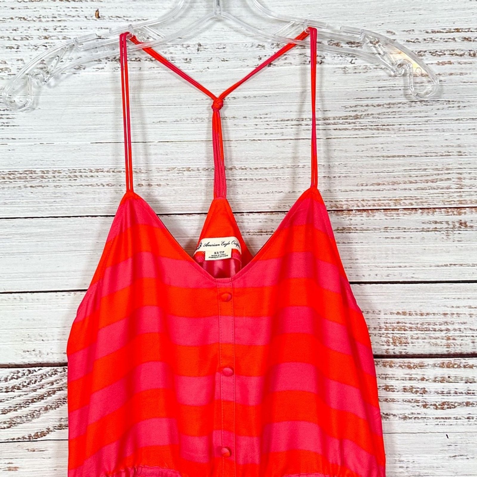 American Eagle Outfitters American Eagle Pink, Orange Purple Sundress, EUC, Size XS Size XS / US 0-2 / IT 36-38 - 4 Thumbnail