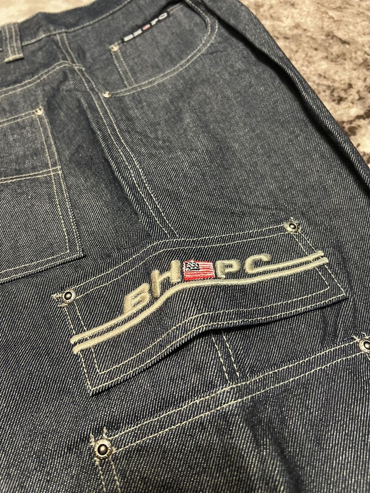Vintage Vintage Beverly Hills Wu-tang style Carpenter Baggy jeans Size US 34 / EU 50 - 7 Thumbnail