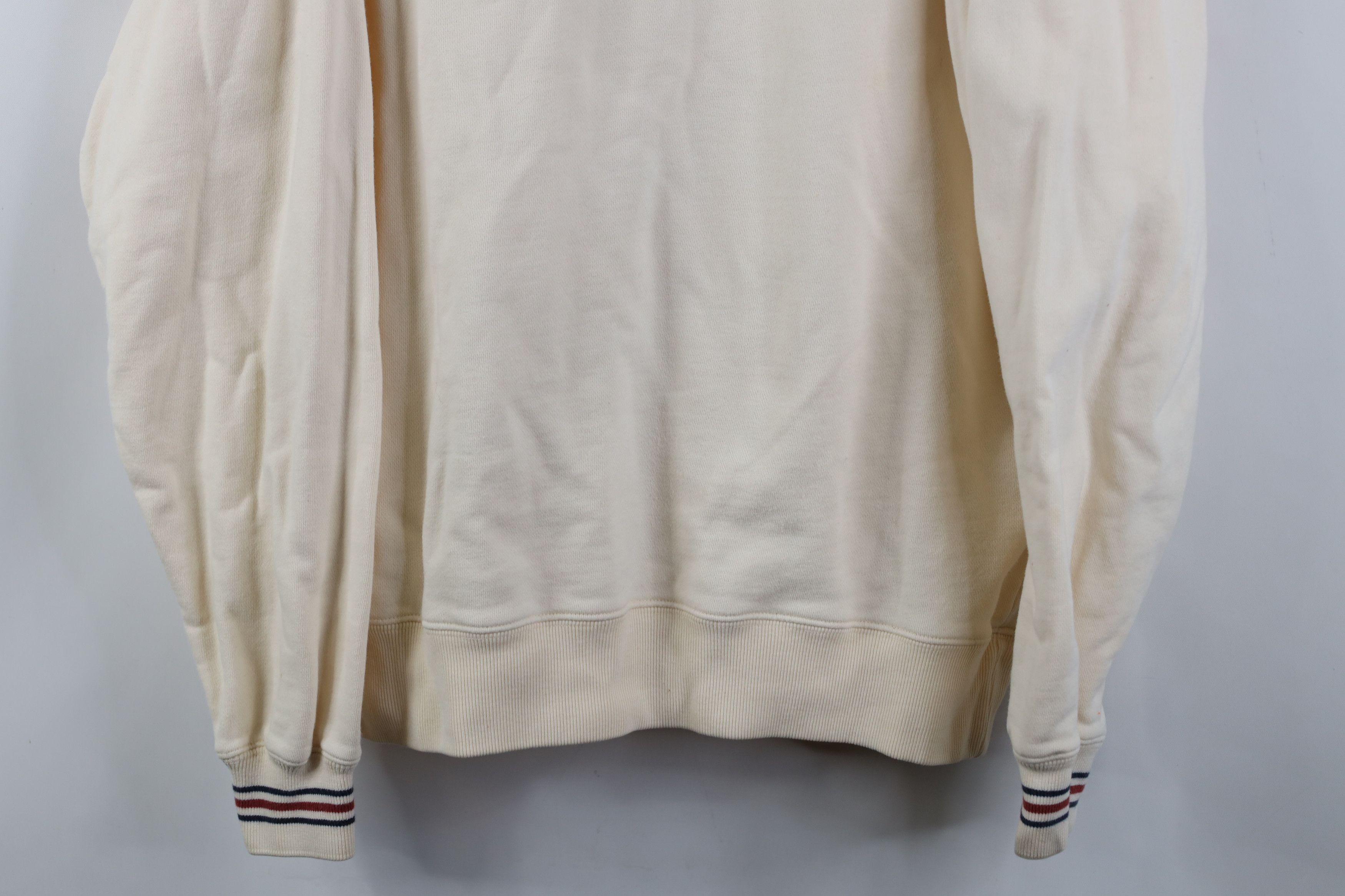 Nautica Vintage 90s Nautica Striped Collared Pullover Sweatshirt Size US L / EU 52-54 / 3 - 3 Thumbnail