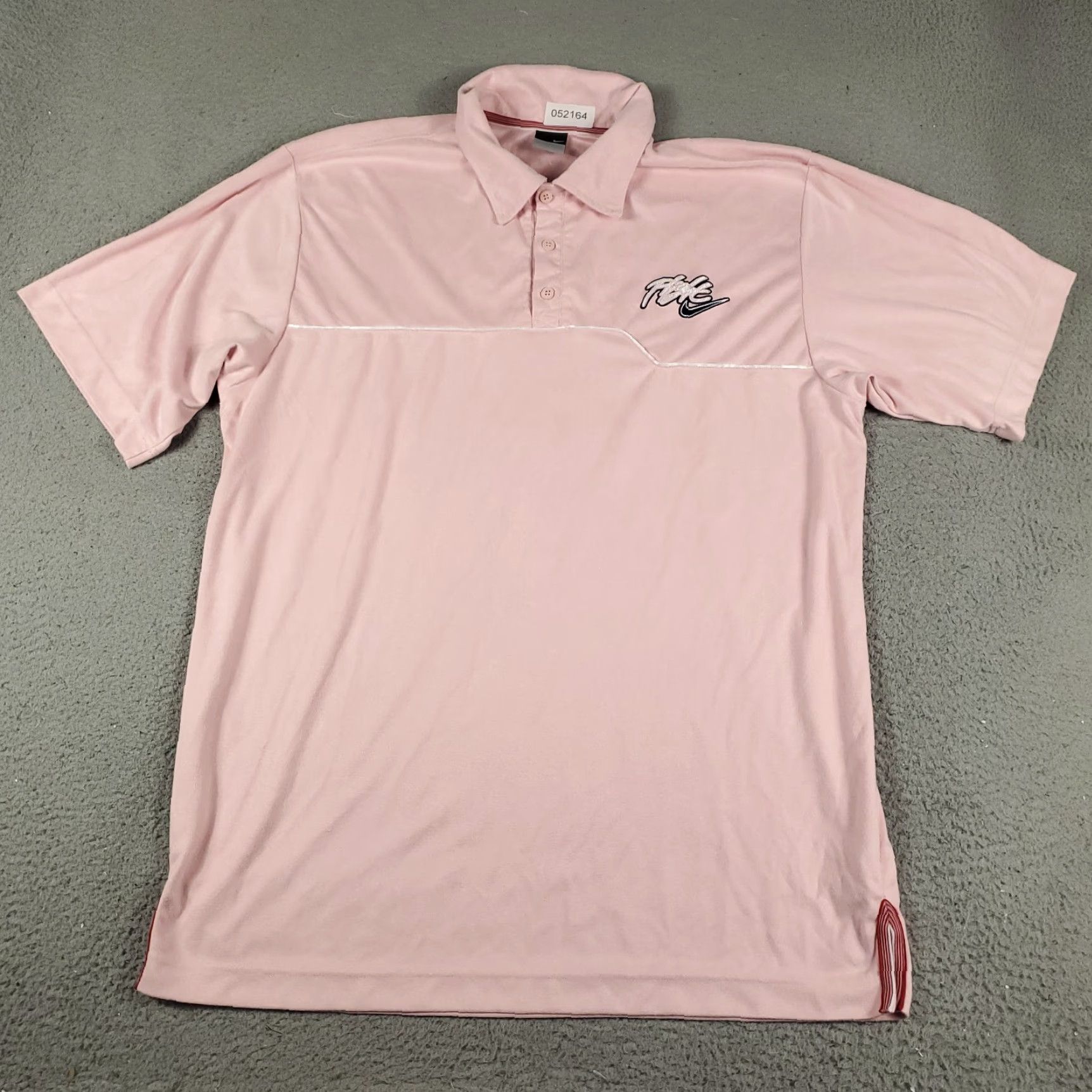 Nike VINTAGE Nike Polo Shirt Mens XL Pink Short Sleeve Swoosh Activewear Classic Size US XL / EU 56 / 4 - 2 Thumbnail