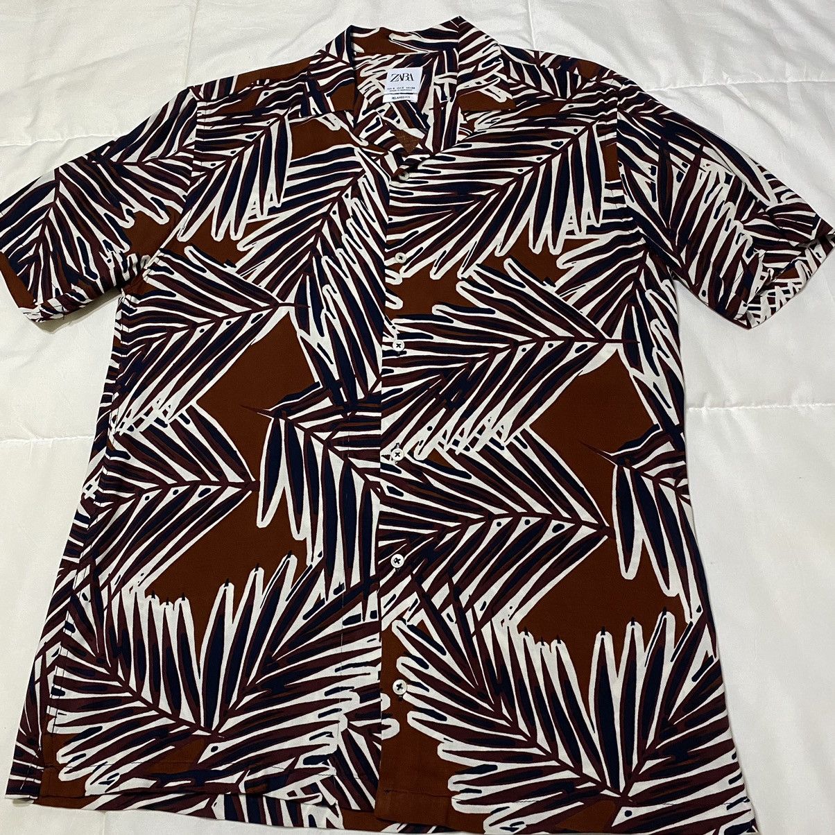 Zara Zara Camp Collar Shirt Size US S / EU 44-46 / 1 - 3 Thumbnail