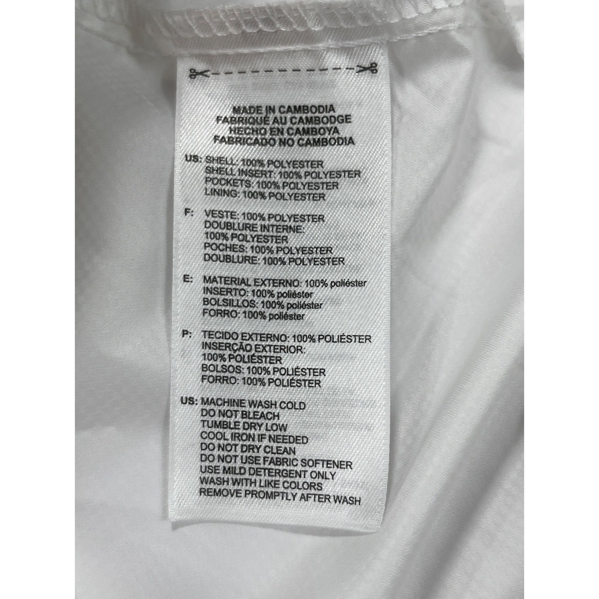 Adidas Adidas SKU 7583 Mens White and Gray Trefoil Windbreaker Jack Size US L / EU 52-54 / 3 - 7 Thumbnail