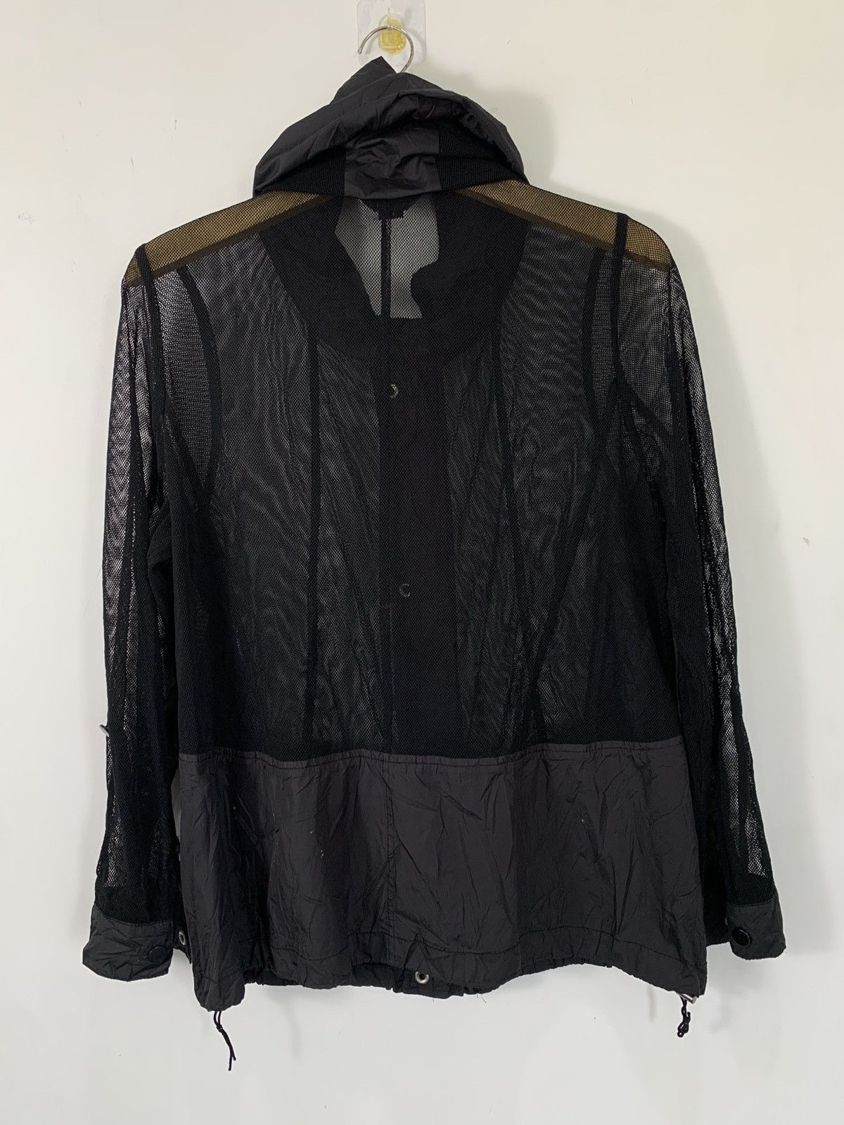 Designer vintage fishnet jacket issey miyake style era Size US M / EU 48-50 / 2 - 3 Thumbnail