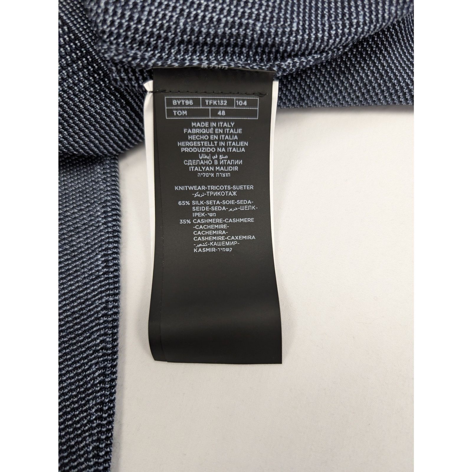 Tom Ford o1rshd1 Q:2 / Knitwear Polo in Navy Size US M / EU 48-50 / 2 - 13 Thumbnail
