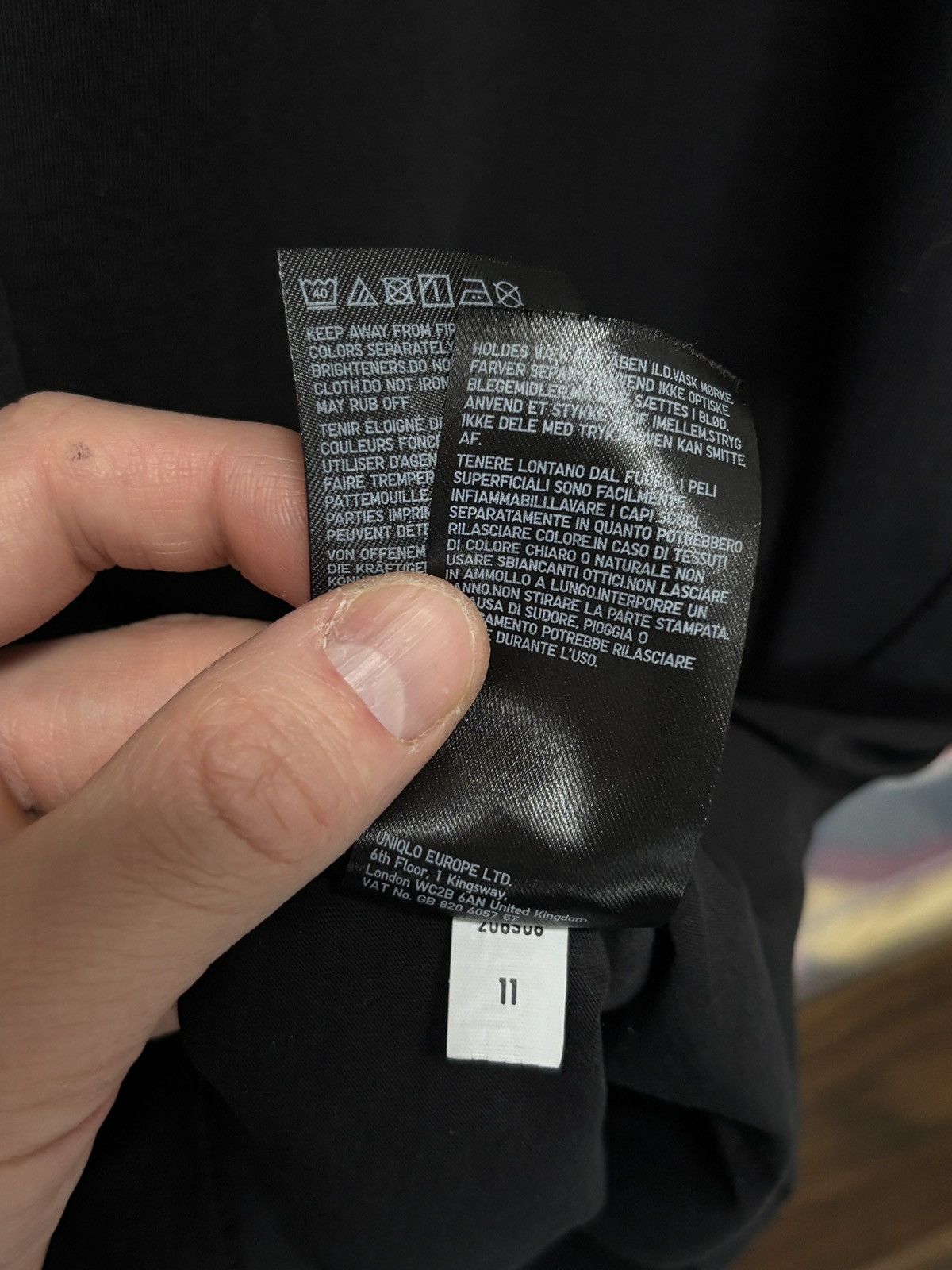 Jil Sander × Uniqlo +J Uniqlo x Jil Sander Plain Oversized Black T-Shirt Size US L / EU 52-54 / 3 - 8 Thumbnail