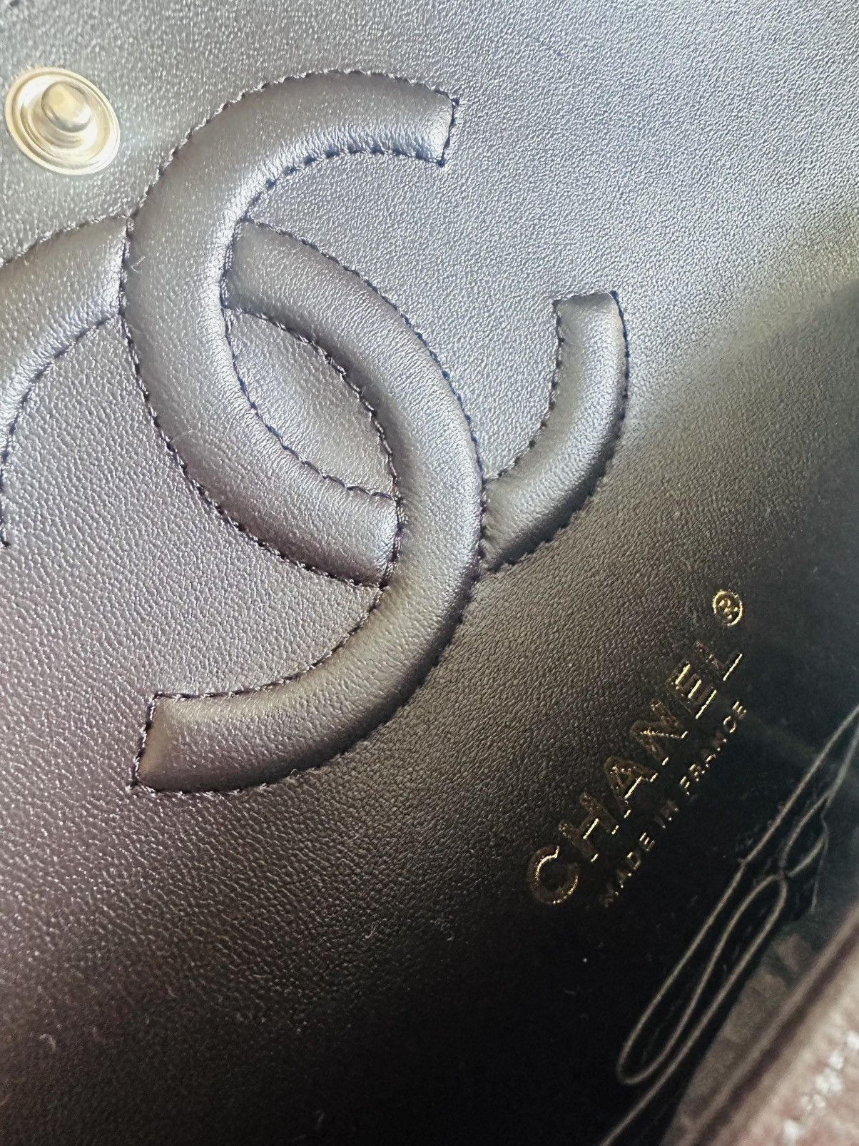 Chanel Chanel Double Flap Diamond Quilted Medium Dark Brown Size ONE SIZE - 2 Thumbnail