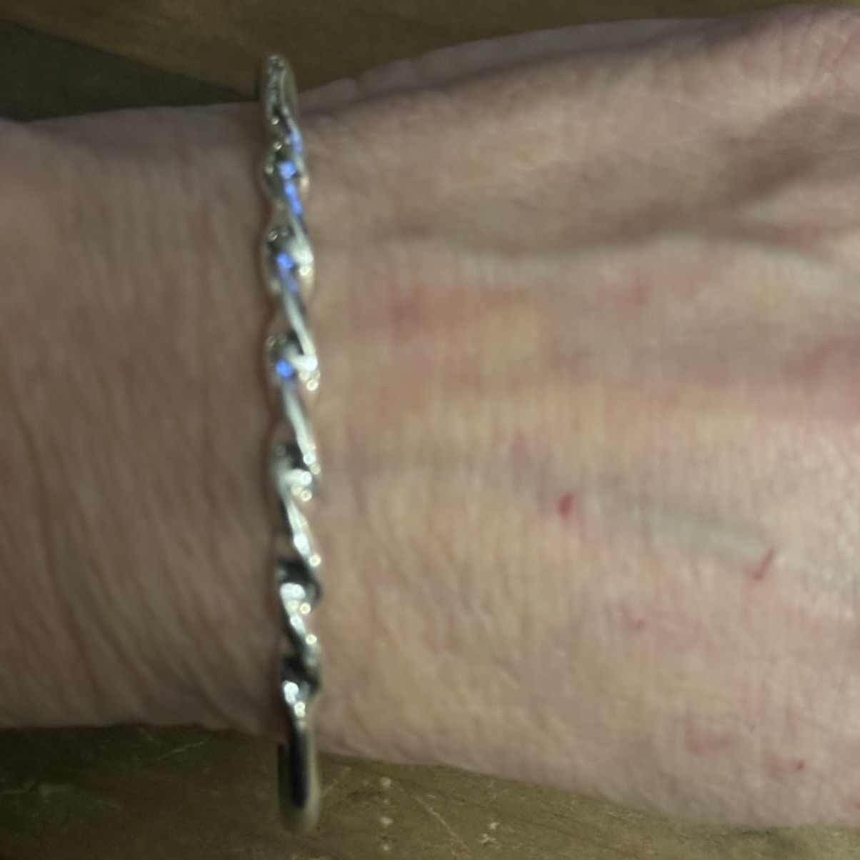 Other Silver tone twisted torque bracelet Size ONE SIZE - 3 Thumbnail