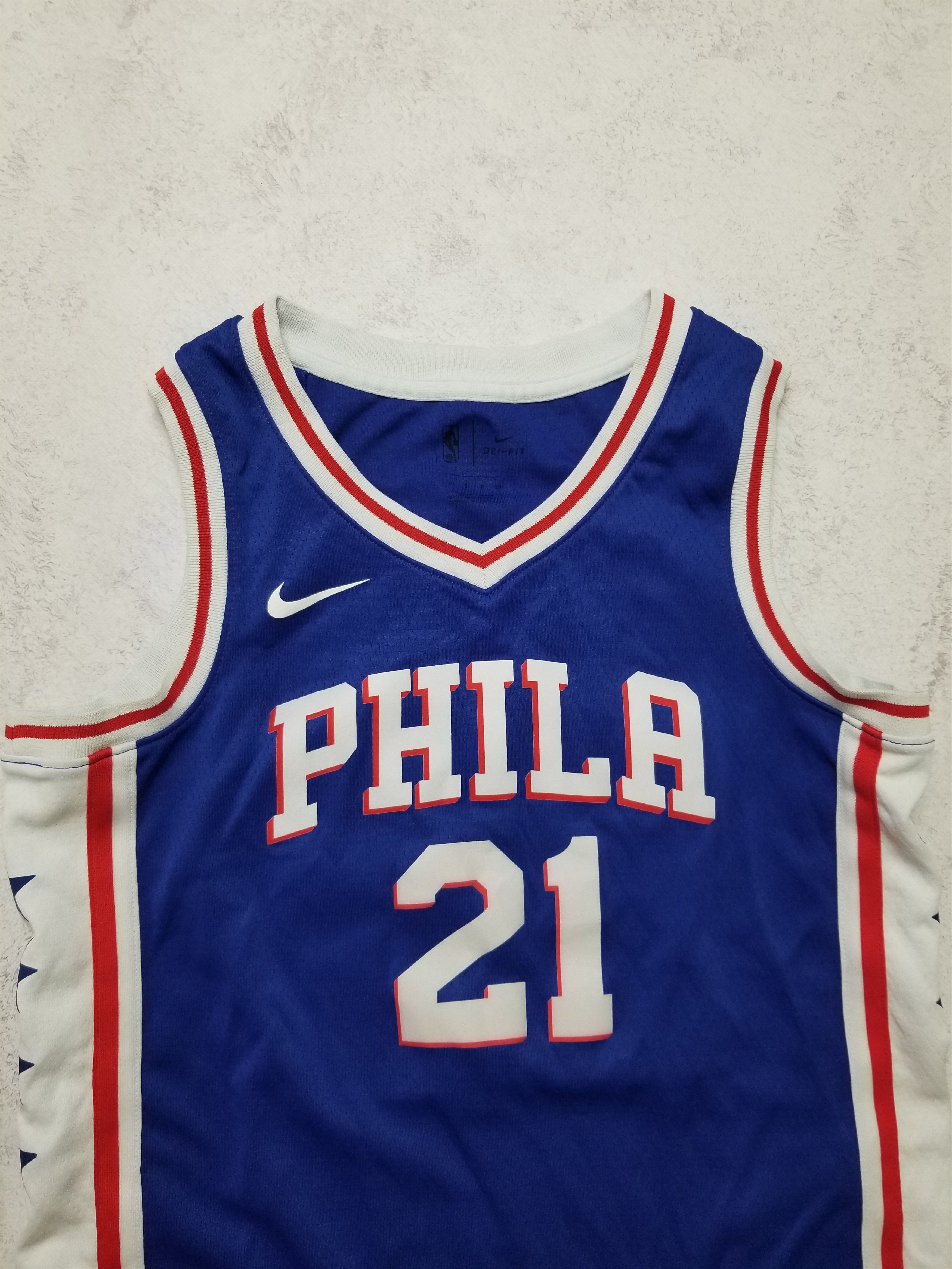 Nike Nike Philadelphia 76ers #21 Joel Embiid Basketball Jersey Size US S / EU 44-46 / 1 - 9 Thumbnail