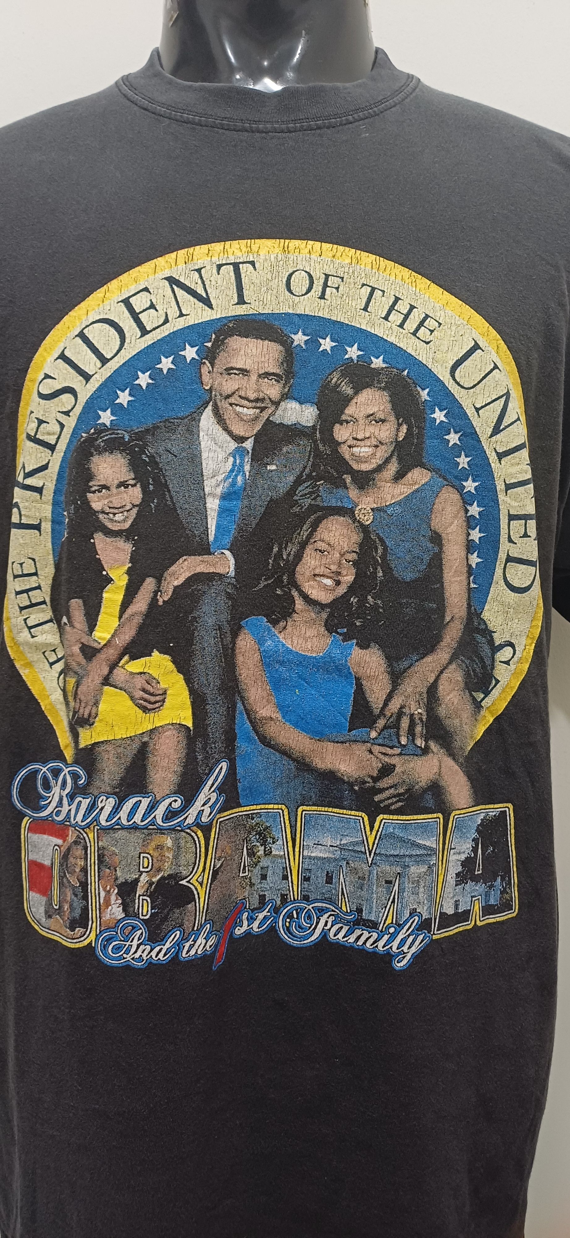 Vintage VINTAGE OBAMA RAP HIP HOP SHIRT Size US L / EU 52-54 / 3 - 2 Thumbnail