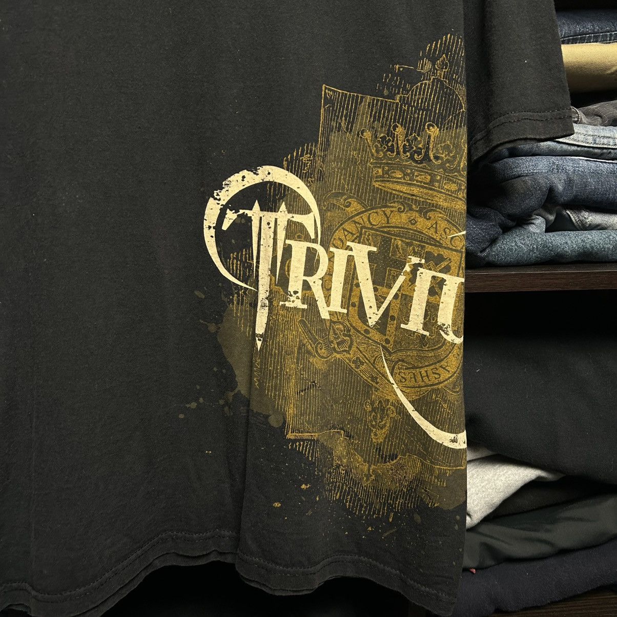 Band Tees Vintage Trivium 2006 Big Graphic Logo rock band tee size M Size US M / EU 48-50 / 2 - 2 Thumbnail