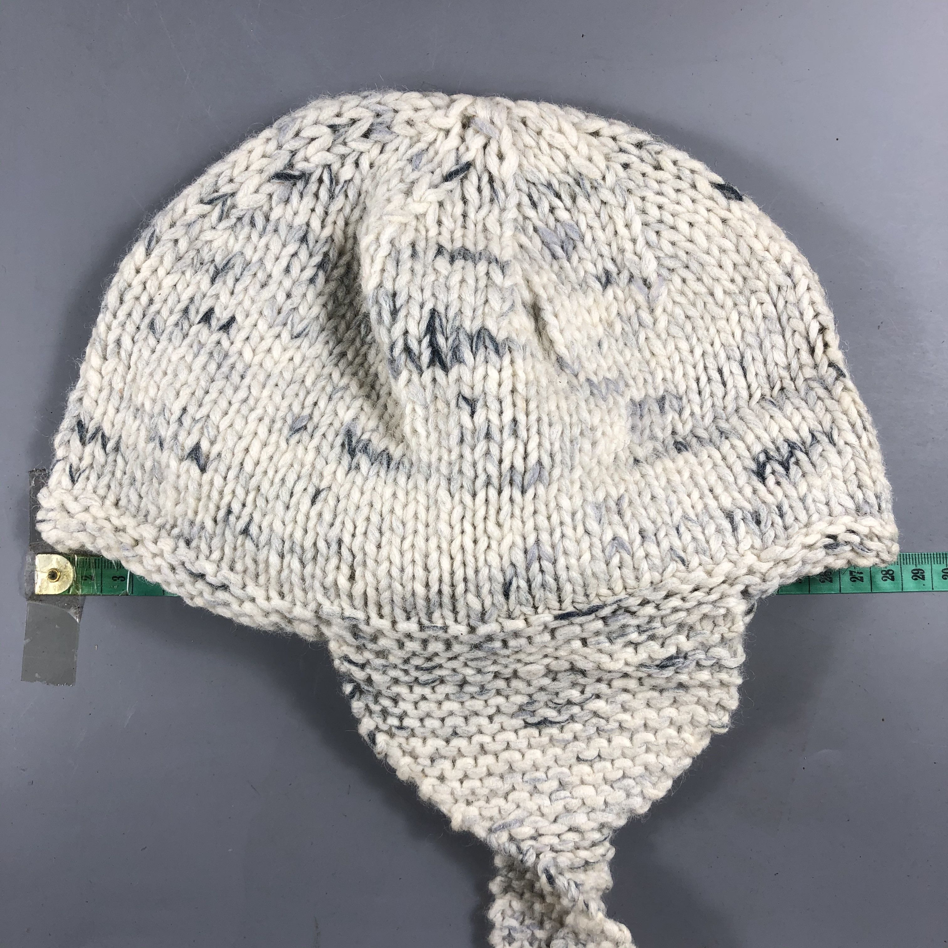 Japanese Brand × Vintage Retro Knit Hat Earflap Beanie Size ONE SIZE - 3 Thumbnail