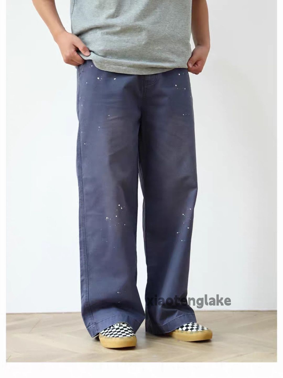 Vintage zx washed faded loose baggy paint workwear pants Size US 28 / EU 44 - 6 Thumbnail