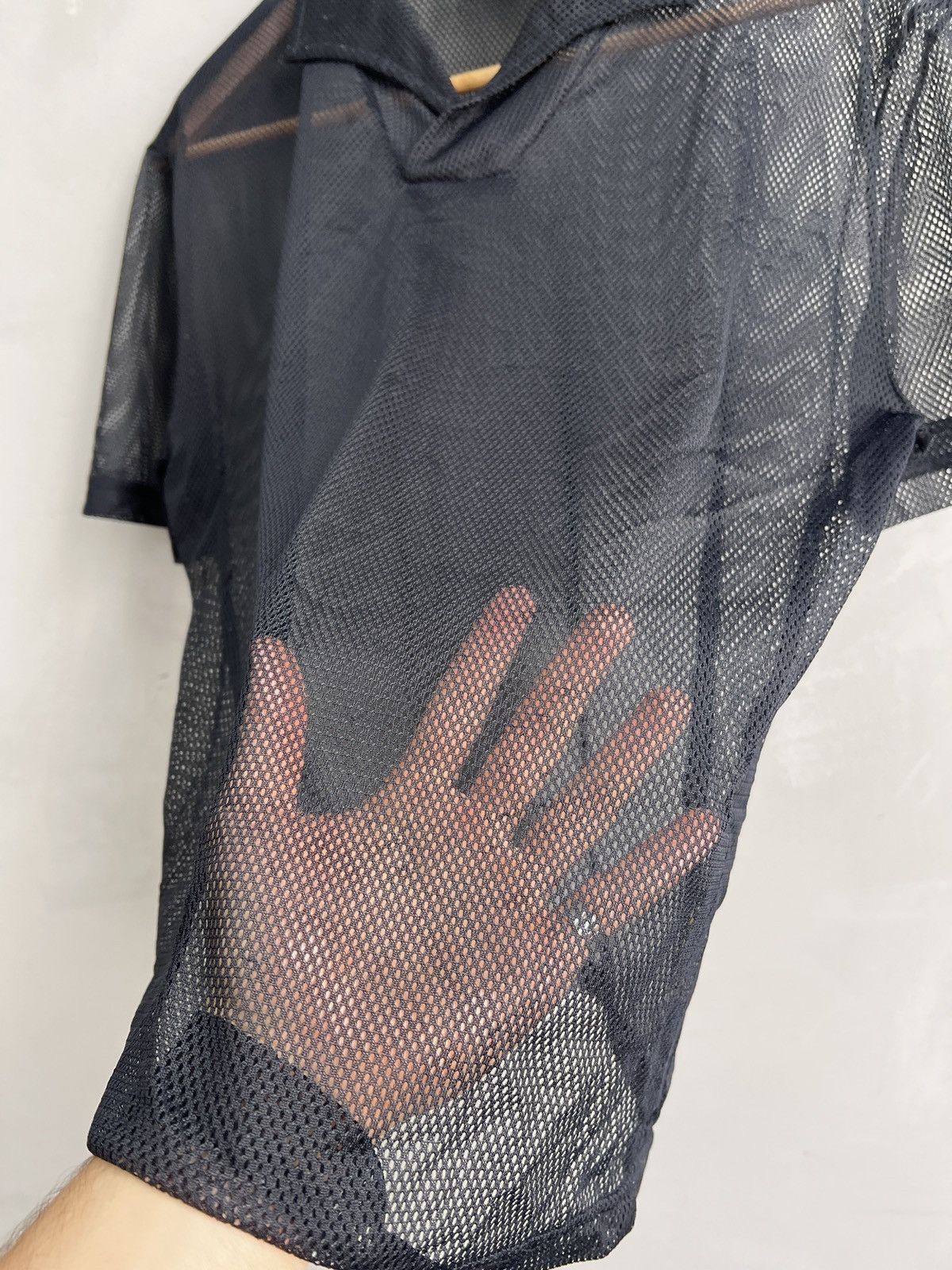 Hysteric Glamour Vintage mesh top polo t shirt avant garde style Size US M / EU 48-50 / 2 - 6 Thumbnail