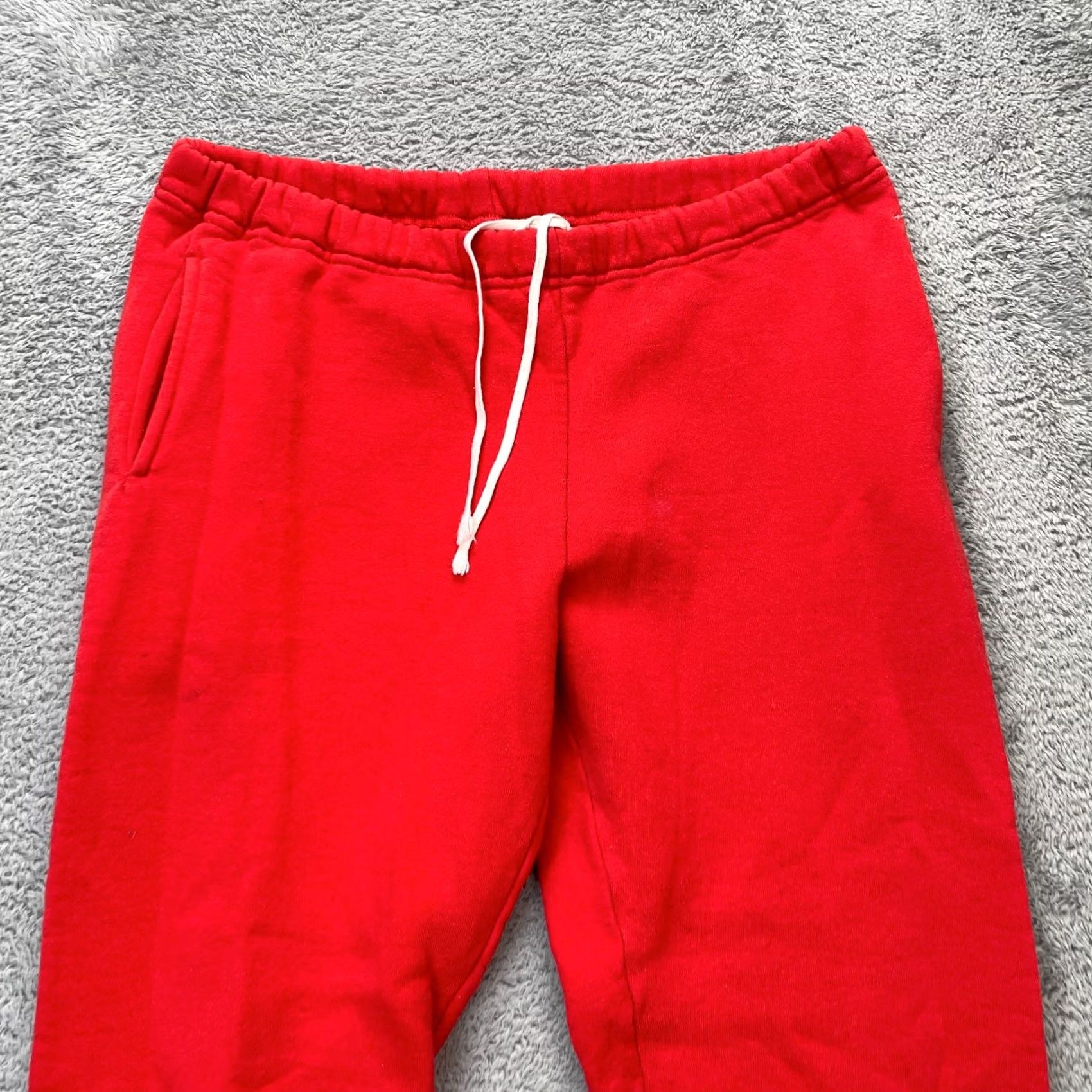 Russell Athletic VINTAGE Russell Athletic Sweatpants Mens M Red Dri Power Fleece Tapered Leg Size US 31 - 5 Thumbnail