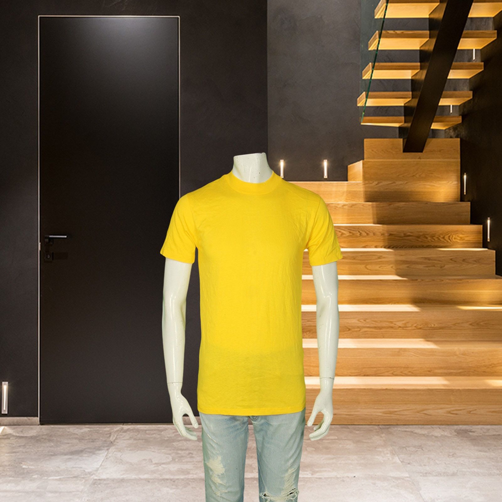 Other Vintage Stedman Blank Yellow Single Stitch USA T Shirt Tee S Size US S / EU 44-46 / 1 - 4 Thumbnail