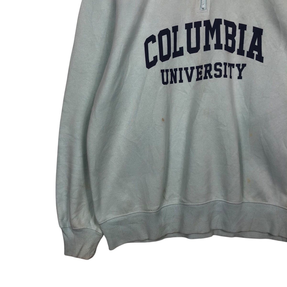 Japanese Brand 📌Vintage Half Zipper Sweater Columbia University X GU Japan Size US L / EU 52-54 / 3 - 5 Thumbnail