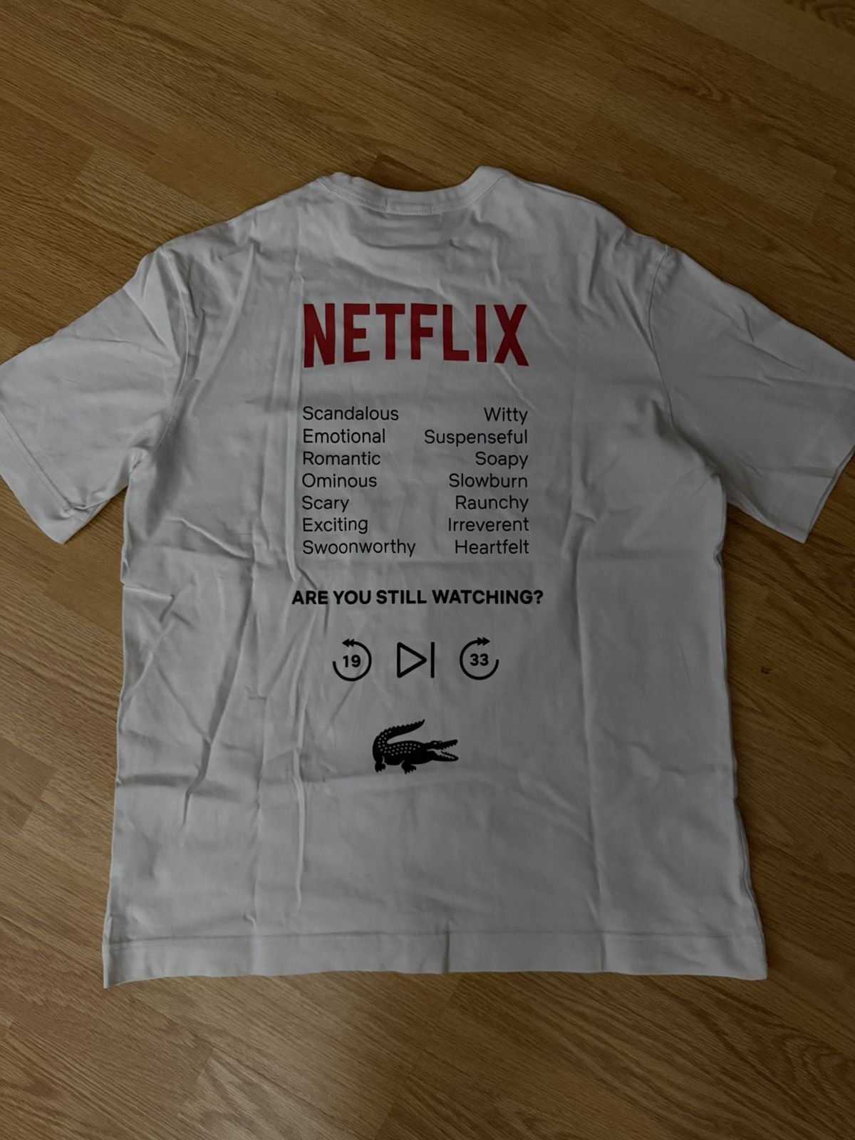 Lacoste LACOSTE X NETFLIX T-SHIRT Size US M / EU 48-50 / 2 - 3 Thumbnail