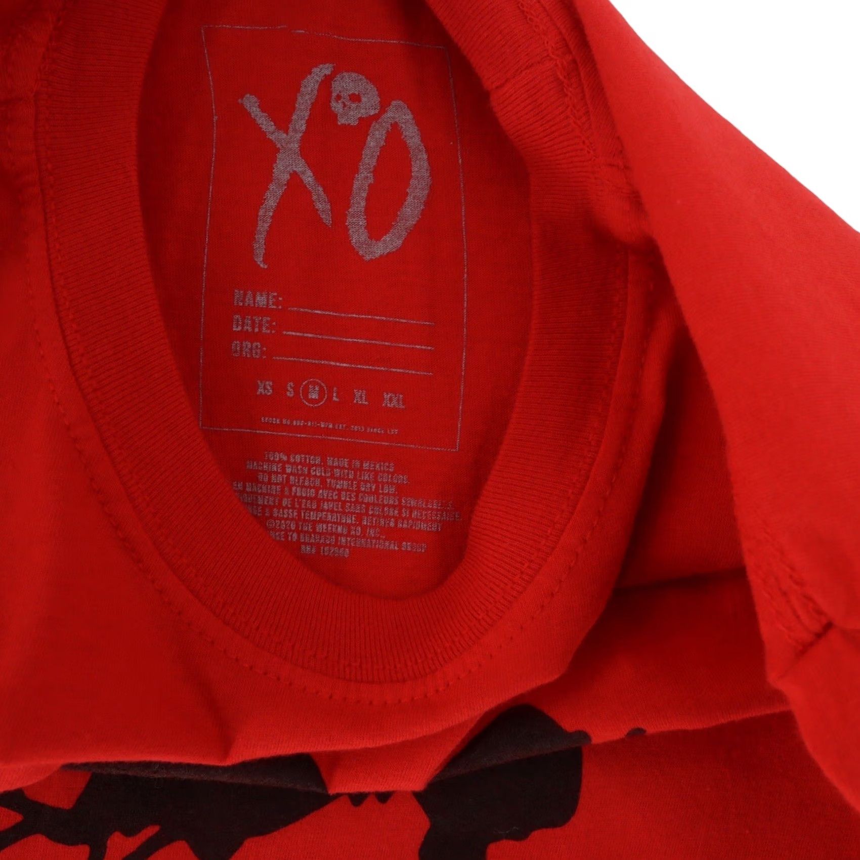 Vintage THE WEEKND The Weeknd XO After Hours 12th Hour Tee Shirt Men Medium Red RARE Size US M / EU 48-50 / 2 - 5 Thumbnail