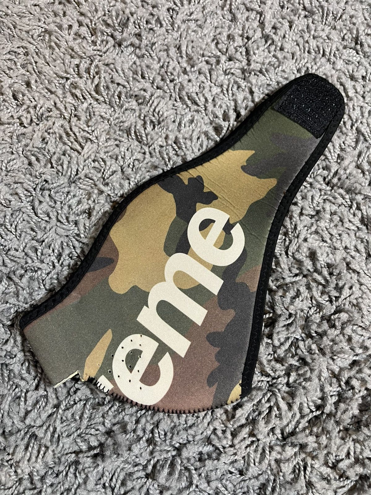 Supreme 2014FW Supreme Neoprene Face Mask Woodland Camo Green Size ONE SIZE - 5 Thumbnail