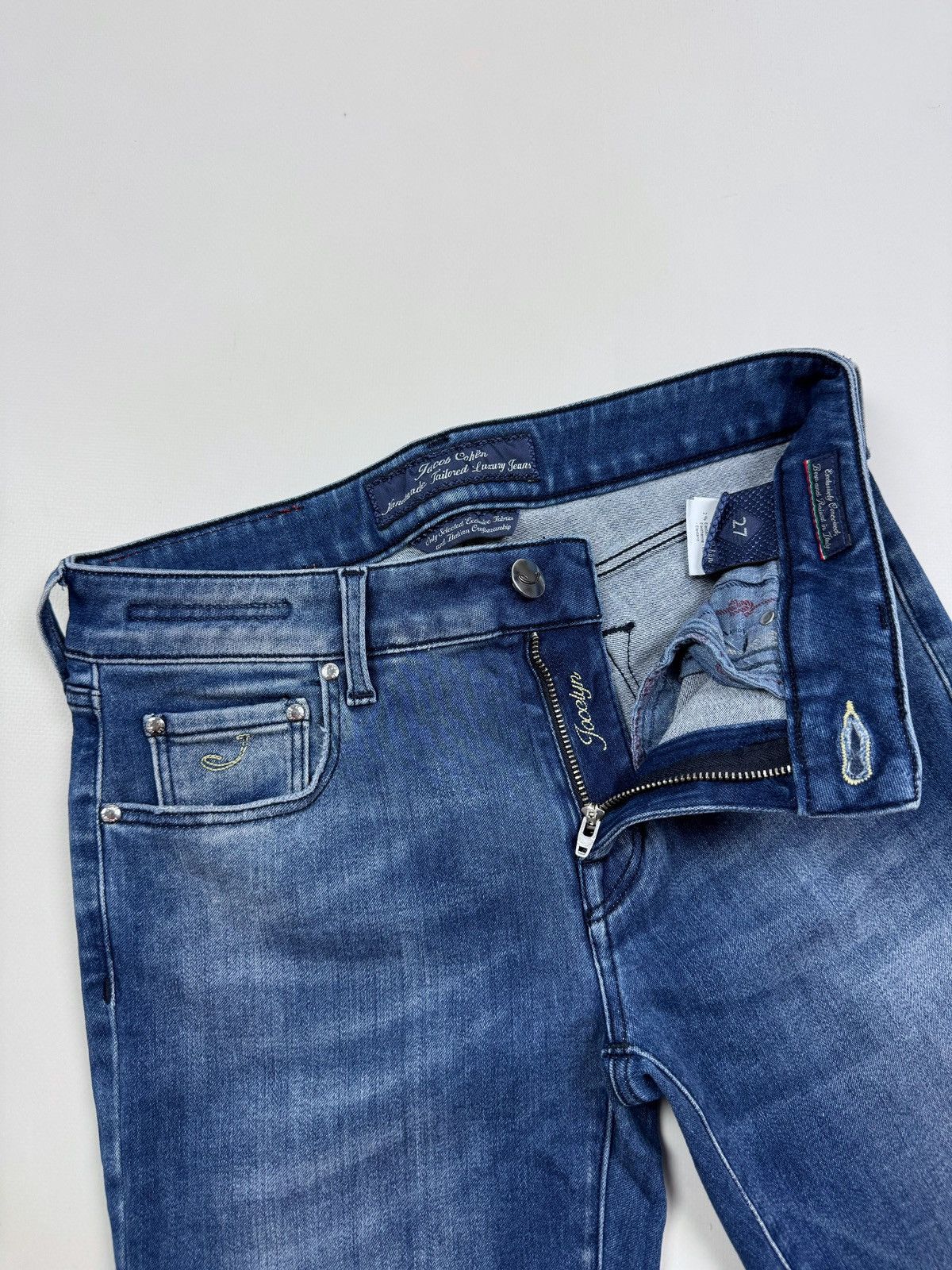 Jacob Cohen Jacob Cohen Jocelyn Slim Blue Women’s Jeans Made in Italy Size 27" / US 4 / IT 40 - 5 Thumbnail