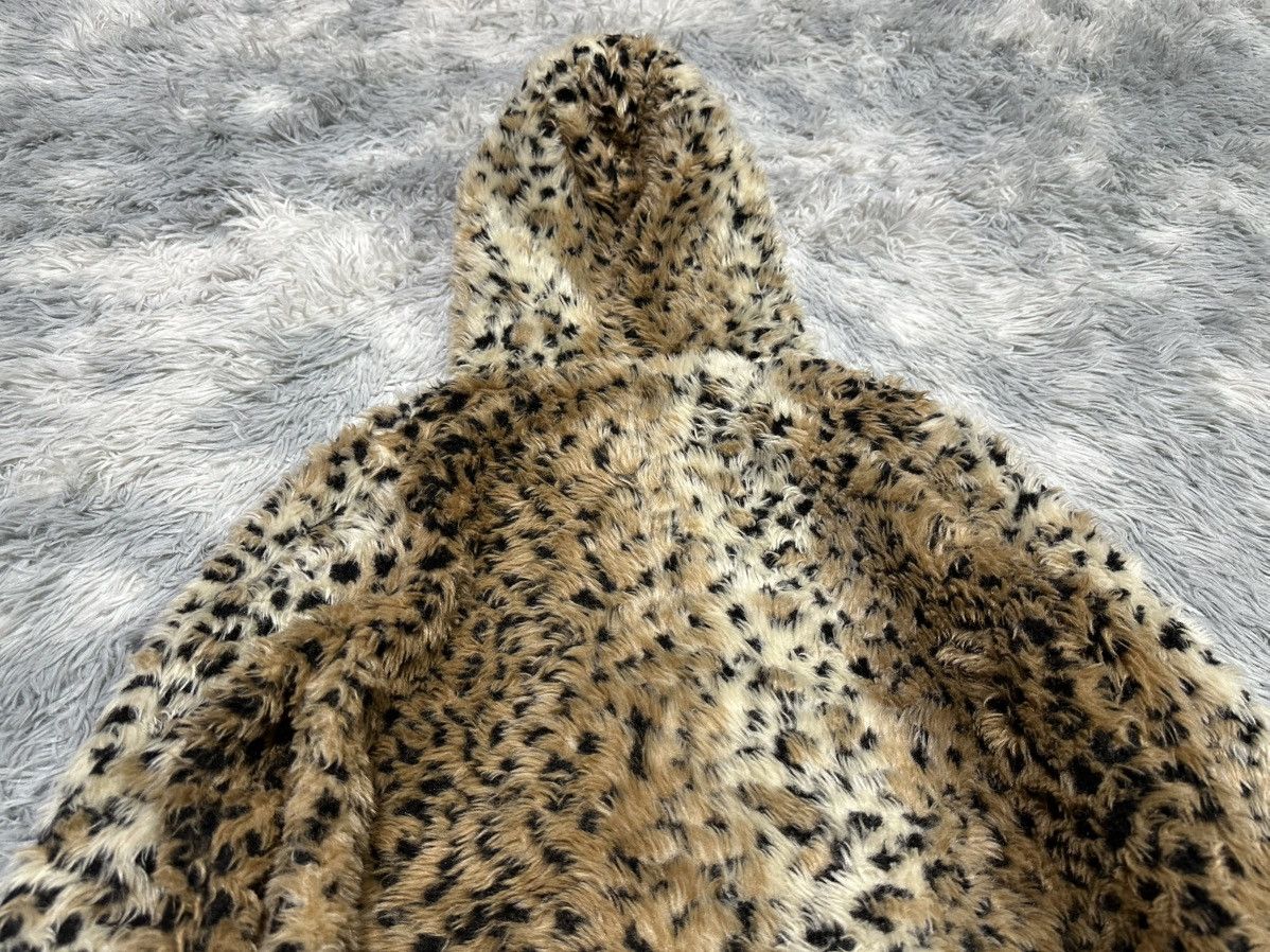 Hysteric Glamour 🔥Sick Y2K Glad News Leopard Fur Hoodie Vkei Punk Size US M / EU 48-50 / 2 - 8 Thumbnail